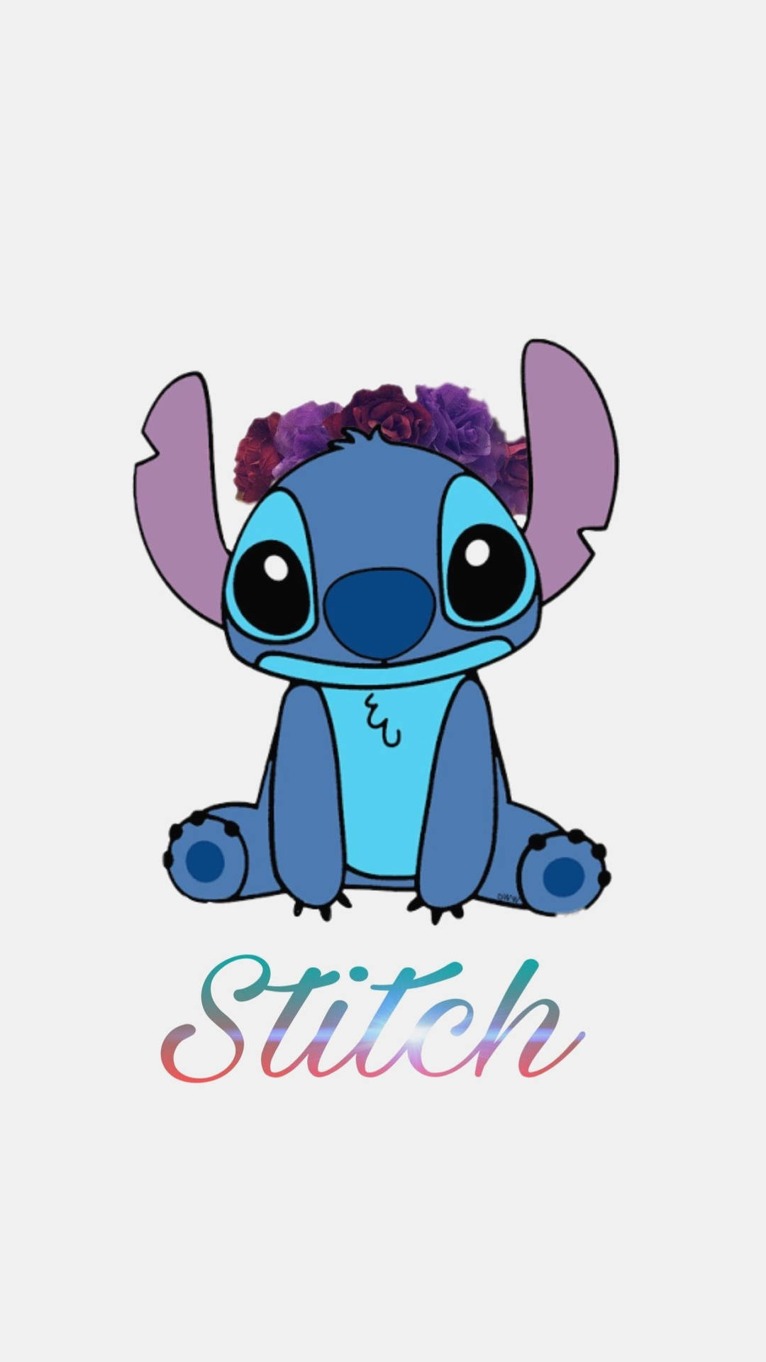 Download Cute Disney Stitch Flower