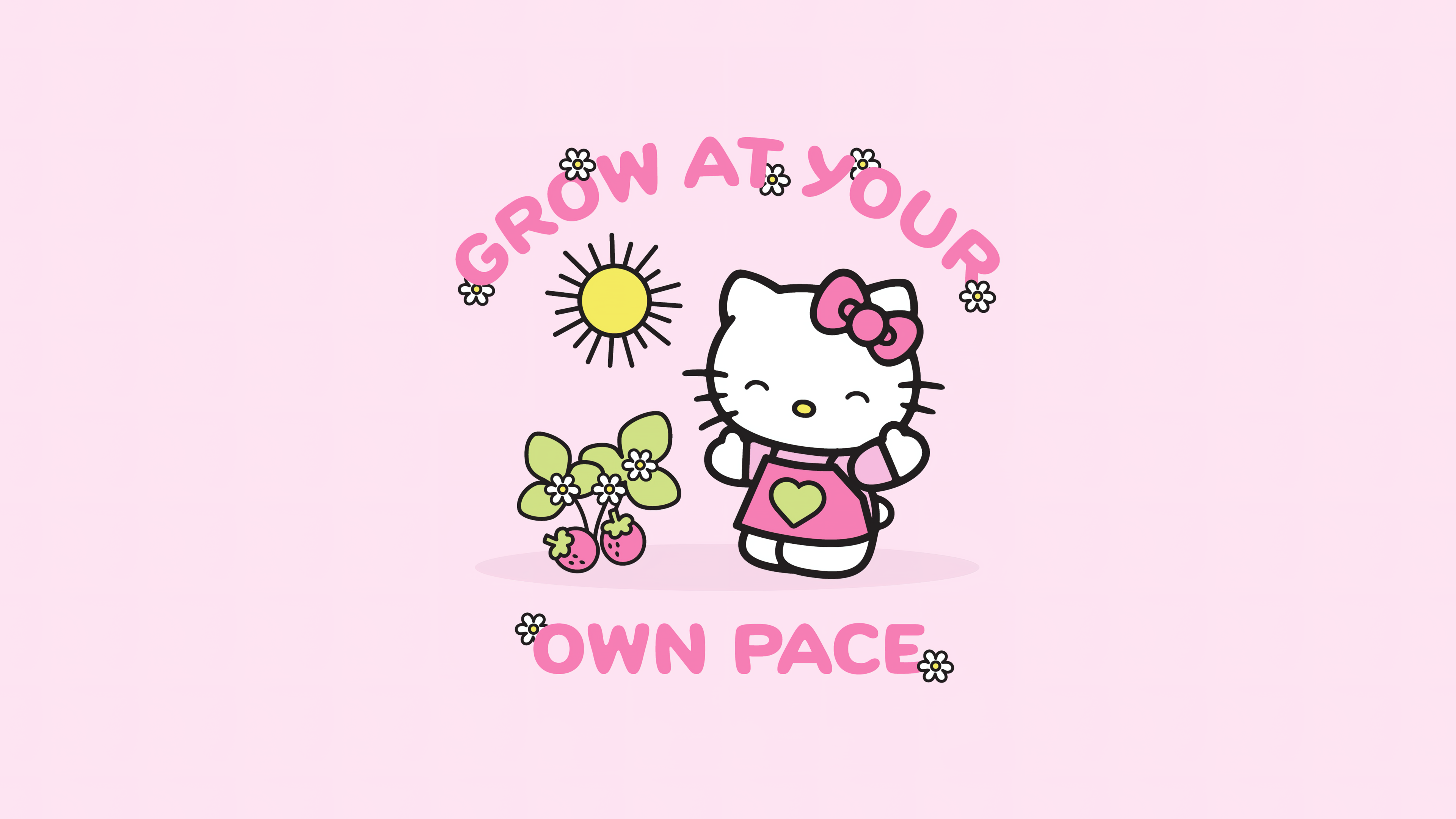 Grow at your pace Wallpaper 4K, Hello