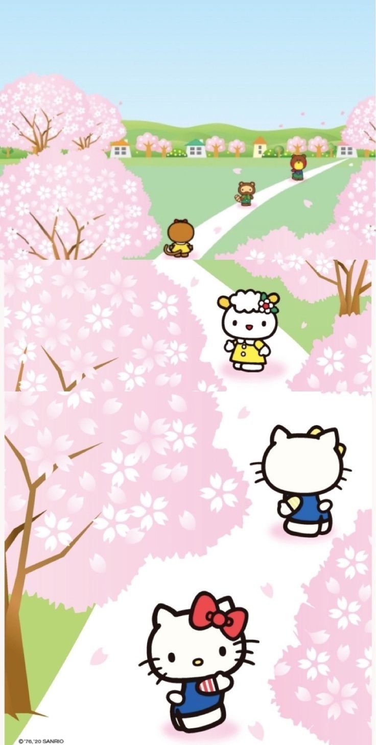 Hello kitty iphone wallpaper, Walpaper