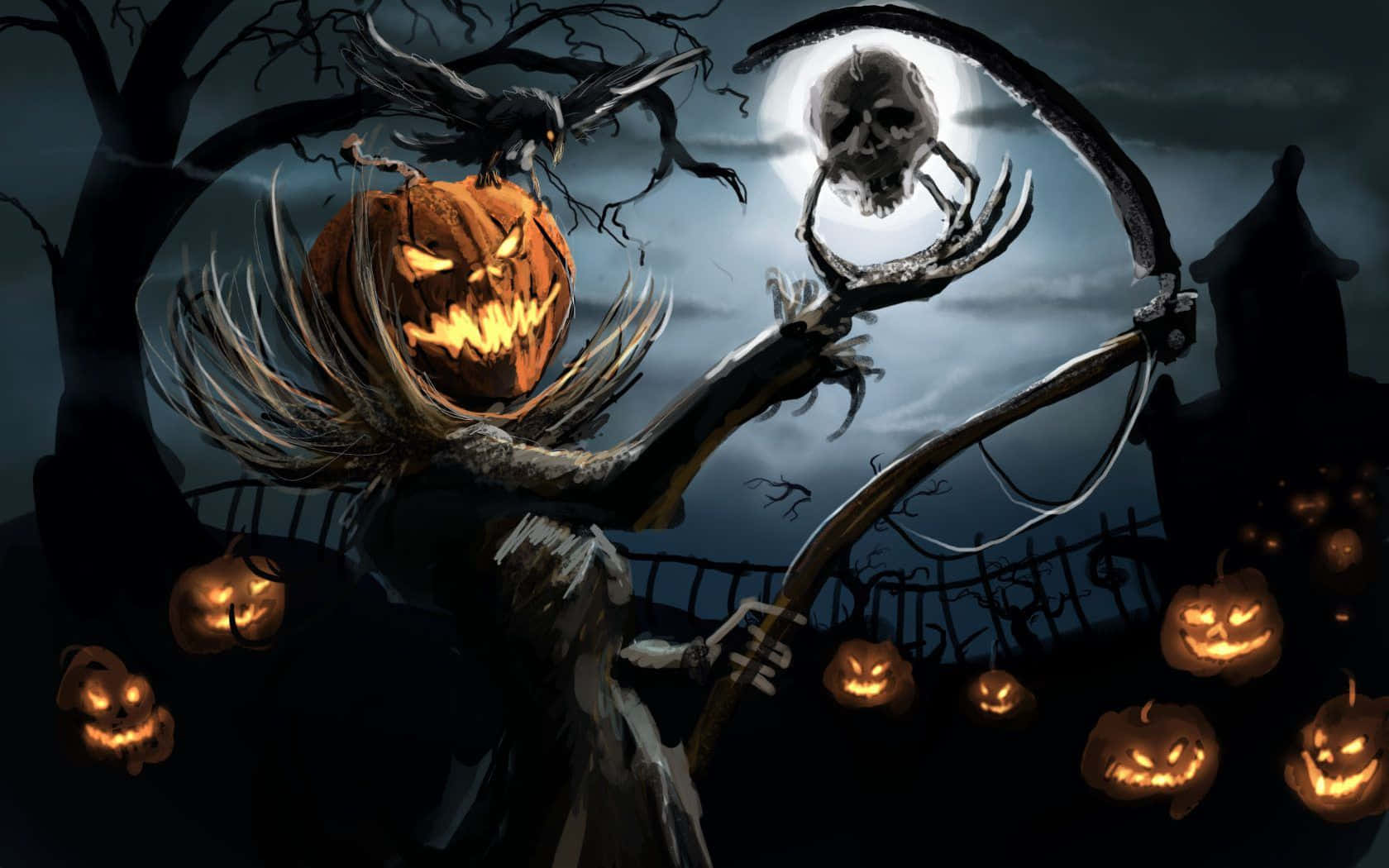Download Spooky Scary Halloween Desktop