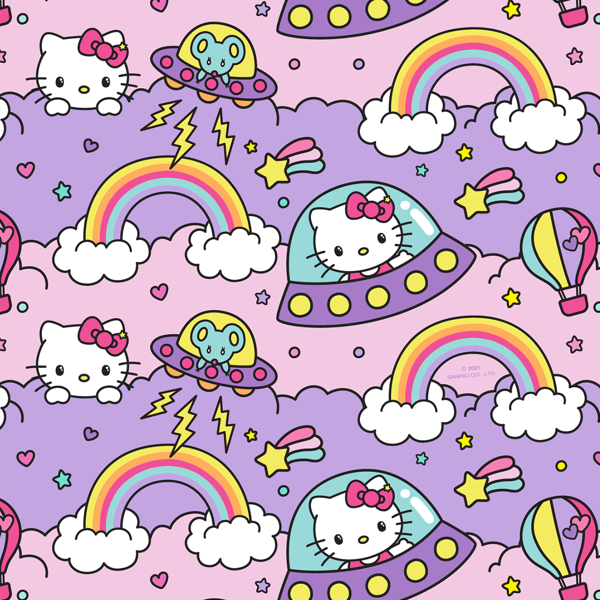 Hello Kitty Rainbow Wallpapers - Wallpaper Cave