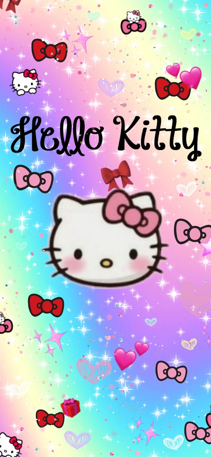 Hello Kitty rainbow wallpaper