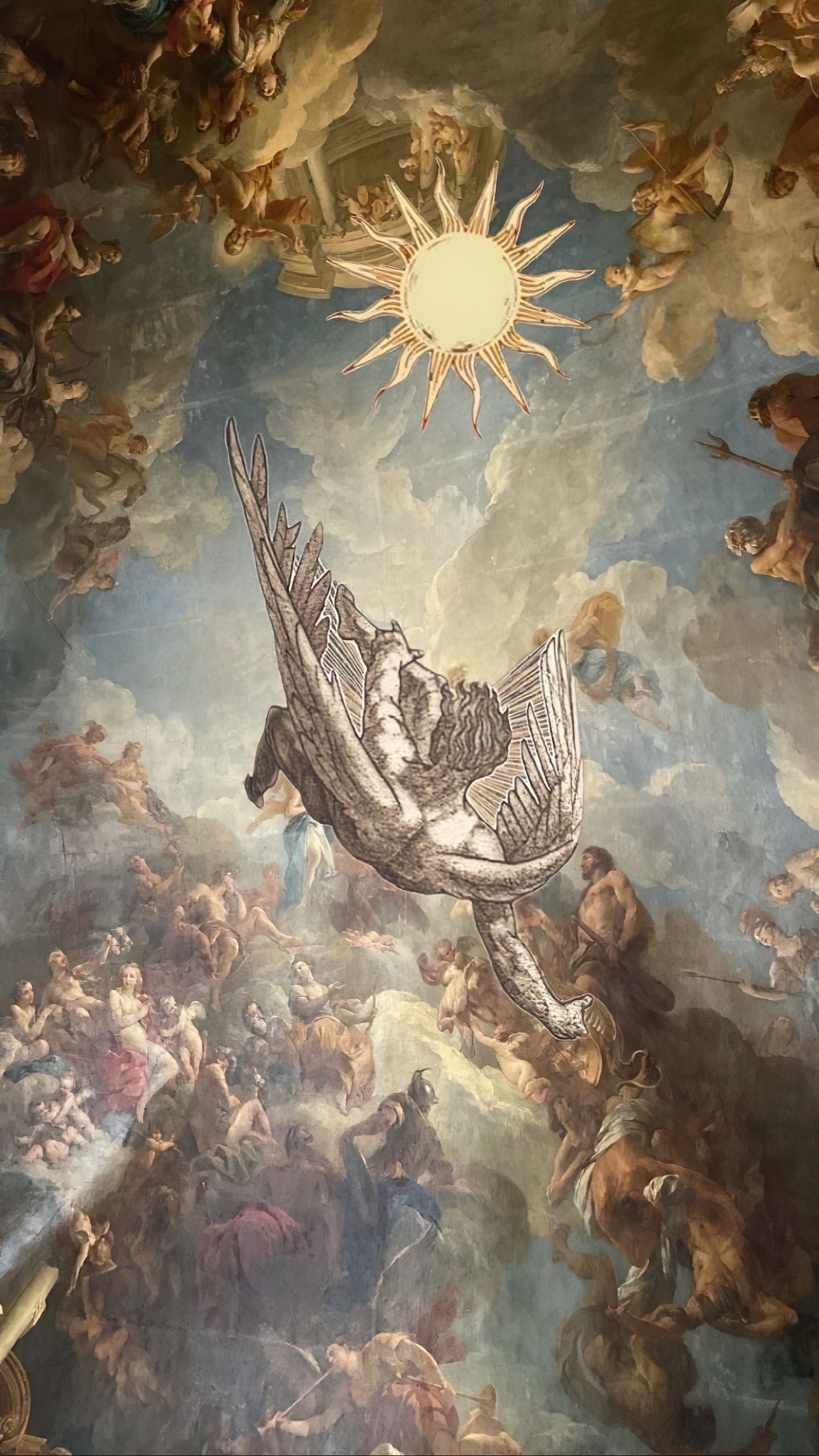 Alexis Guerrero on fondos. Surreal art