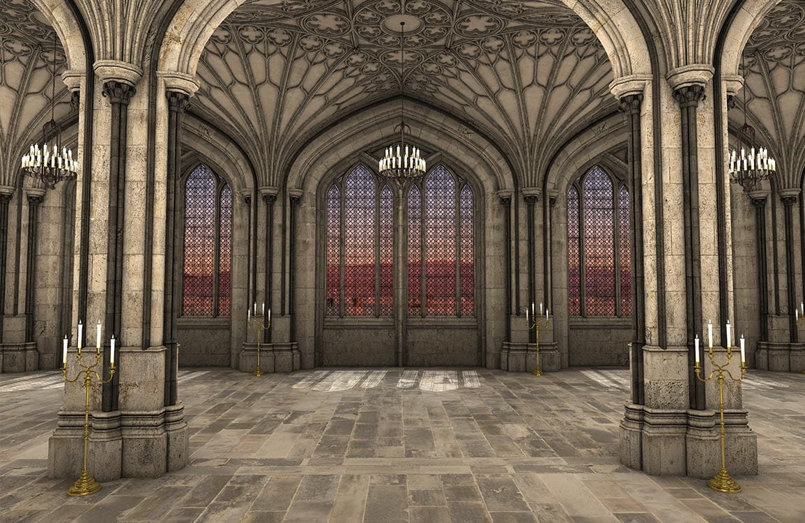 Medieval Castle Wall Murals