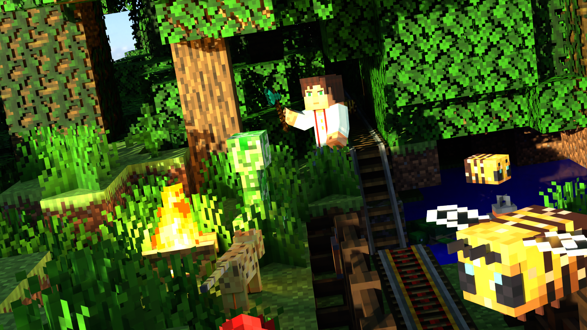 Should I upload this Minecraft scene to