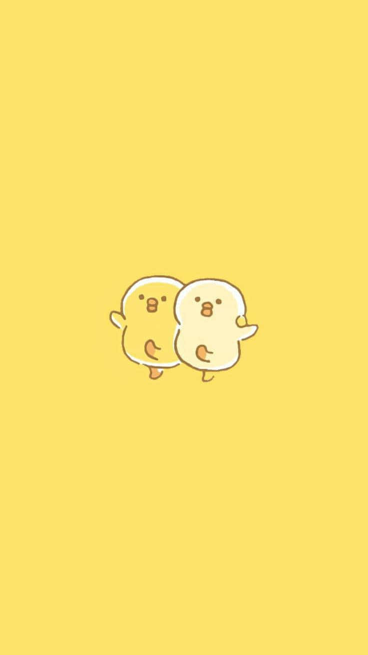 Kawaii Yellow Wallpaper