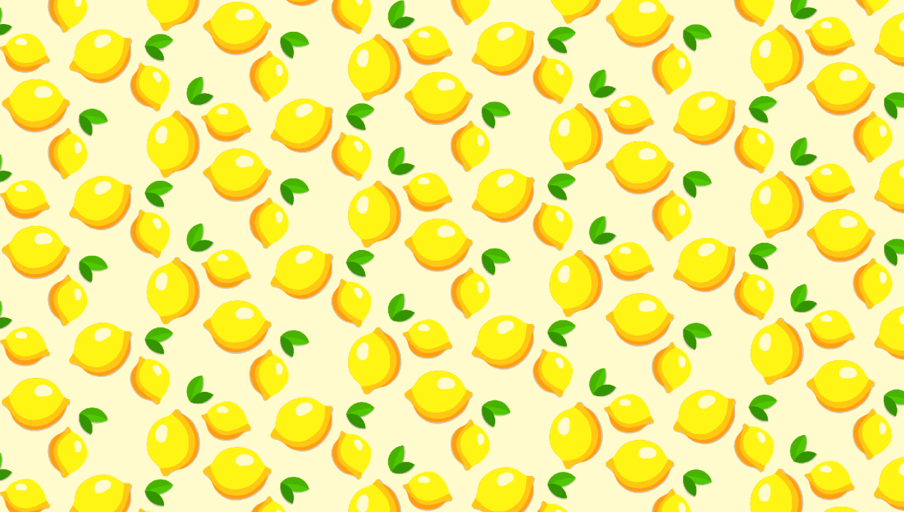 Yellow pattern cute wallpaper