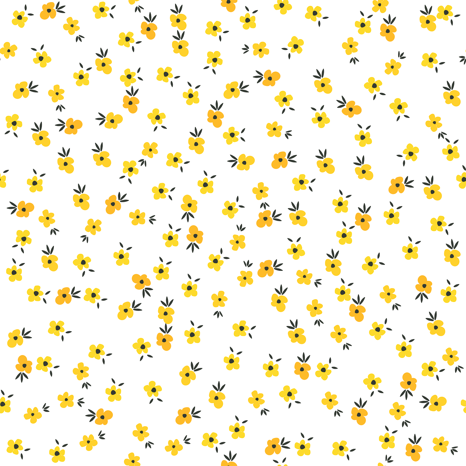 Susan Says Yellow Flowers Wallpaper