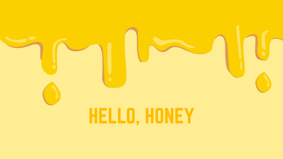 Free Honey Yellow Wallpaper to