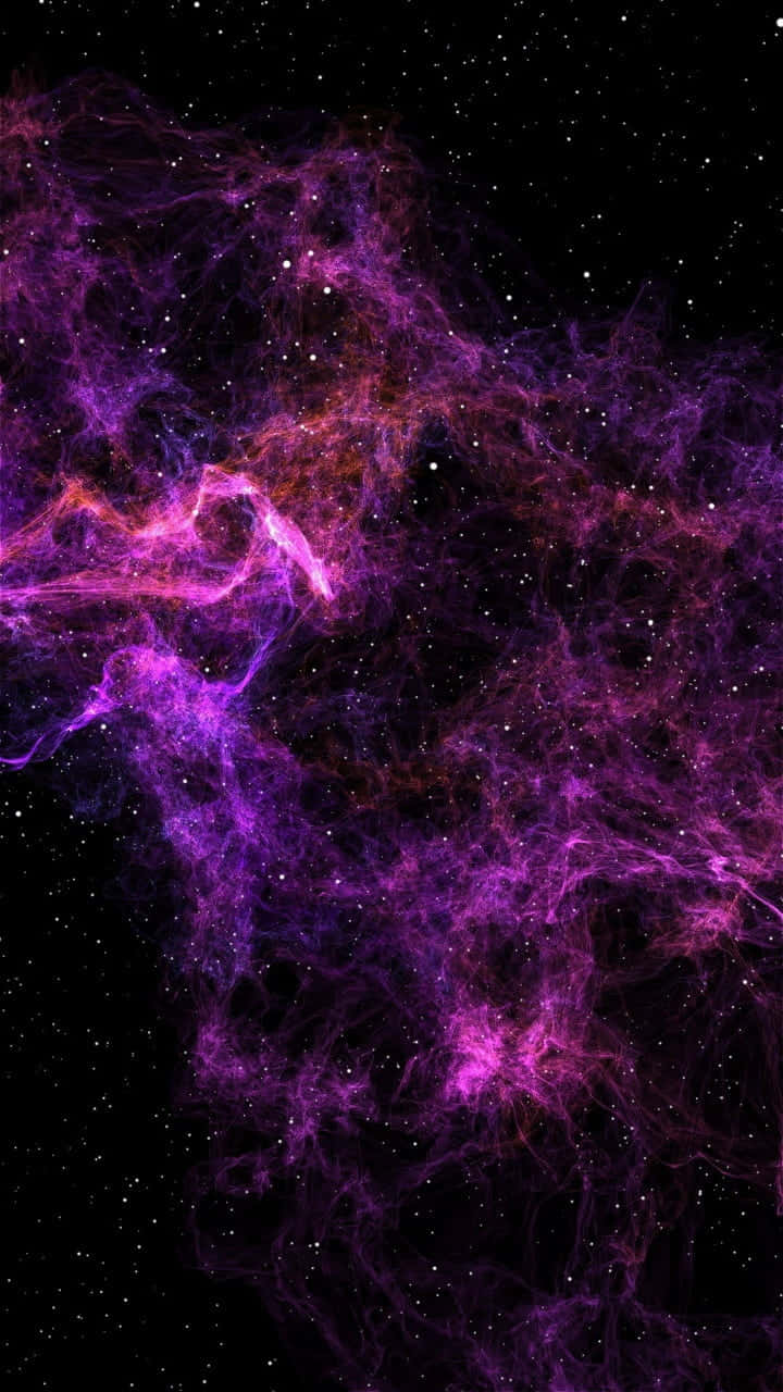 Mystical Neon Galaxy Wallpaper