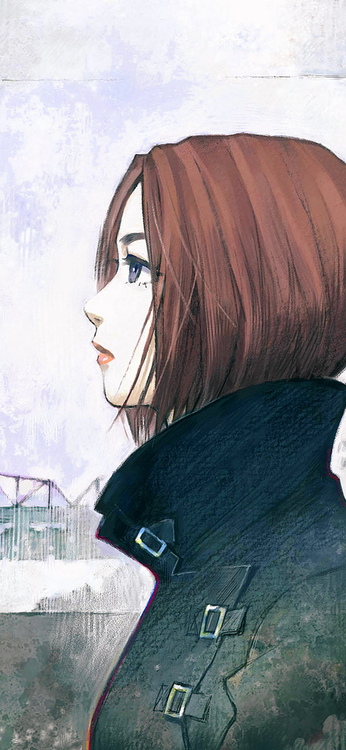 Short Hair Illust Art