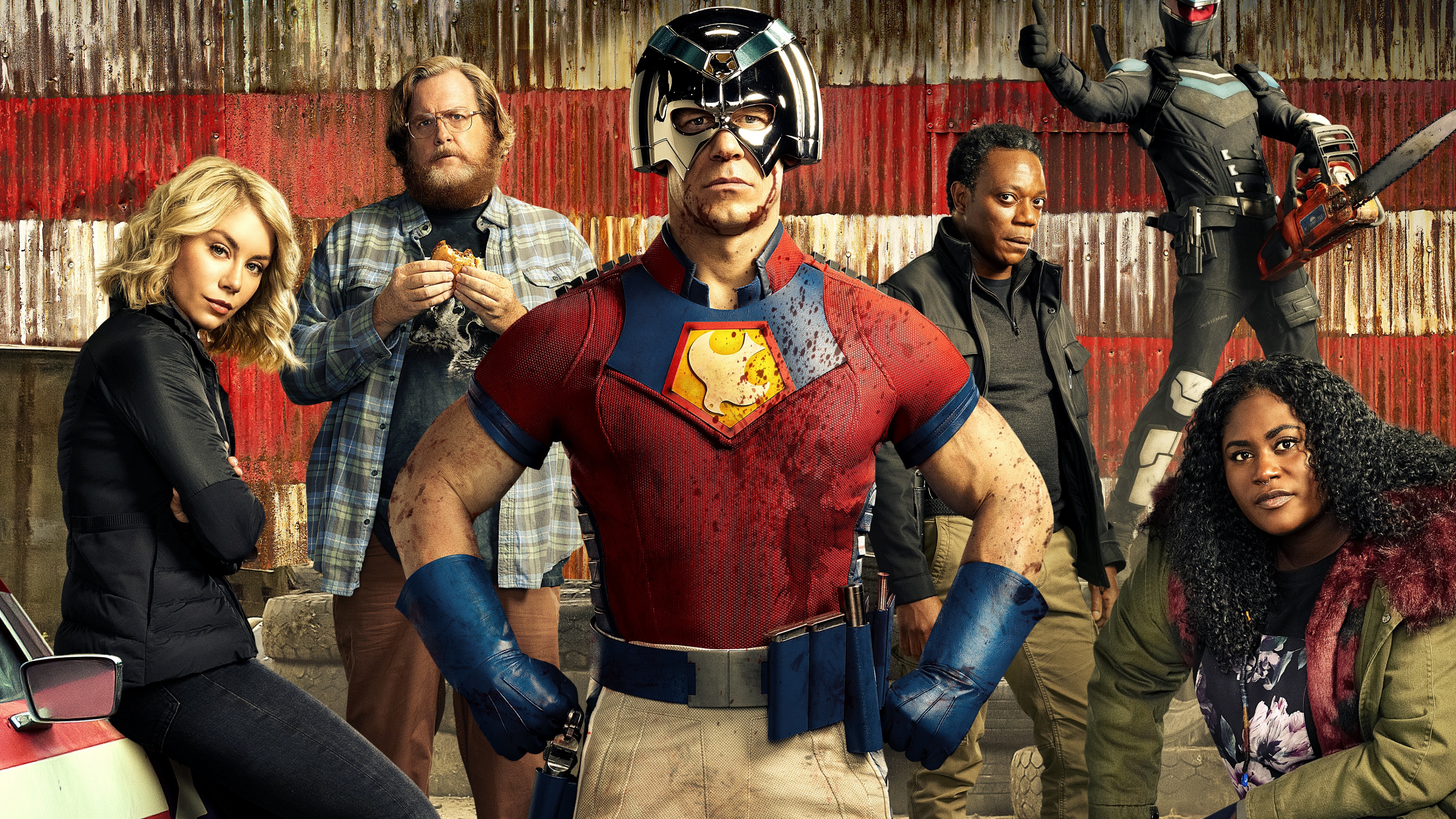 DC's Peacemaker 4K Wallpaper for iPhone