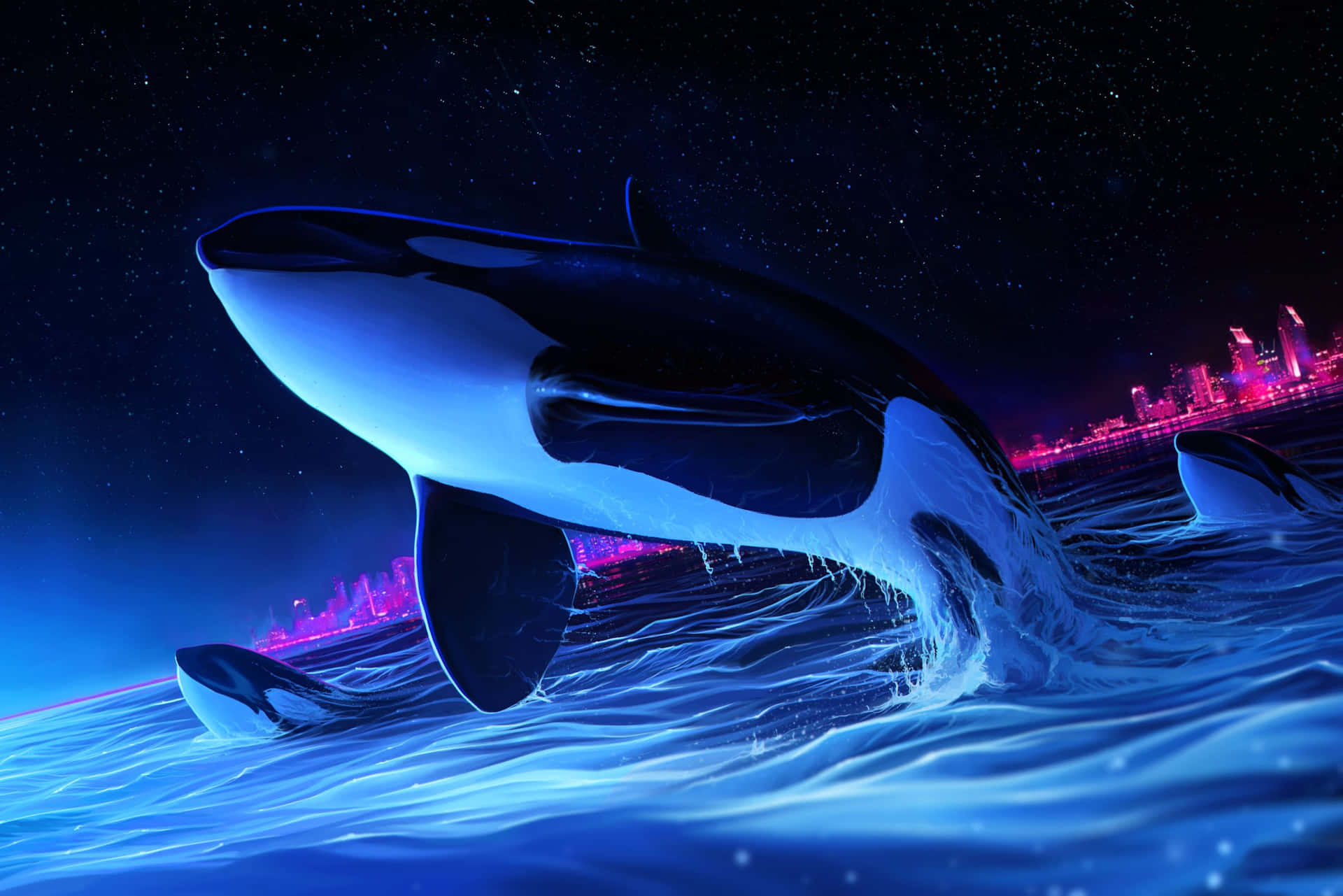 Download Killer Whale In City Digital