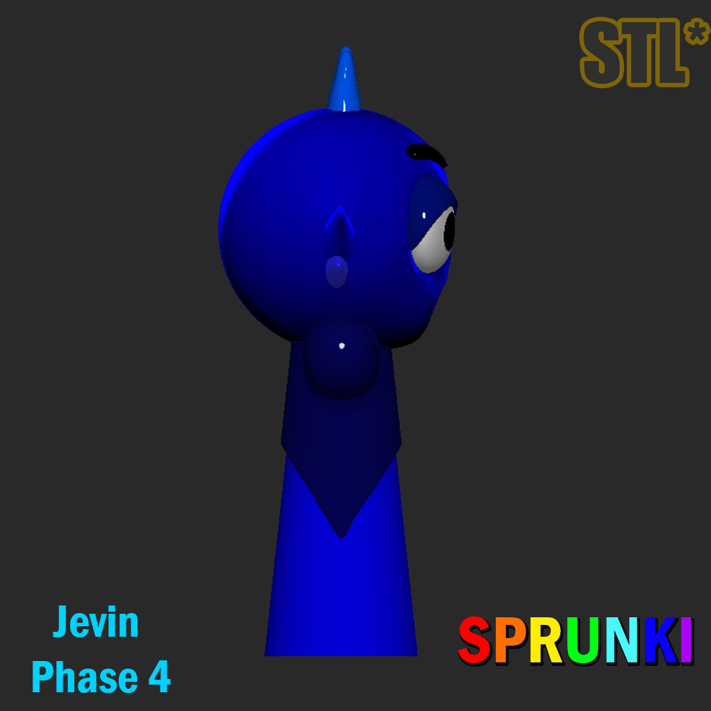 Sprunki Incredibox Jevin Phase 4 STL 3D