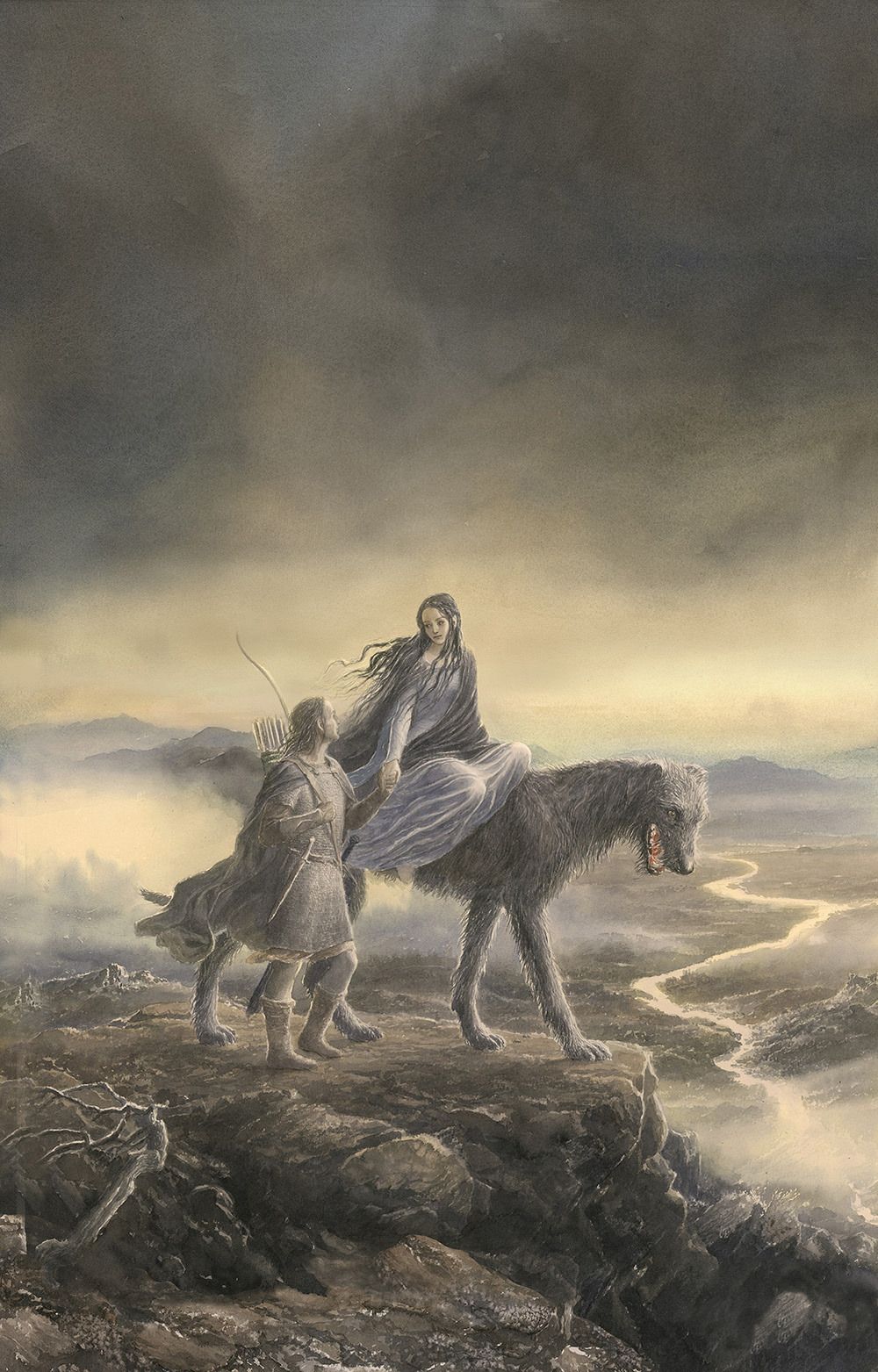 luthien, tolkien, tolkien art