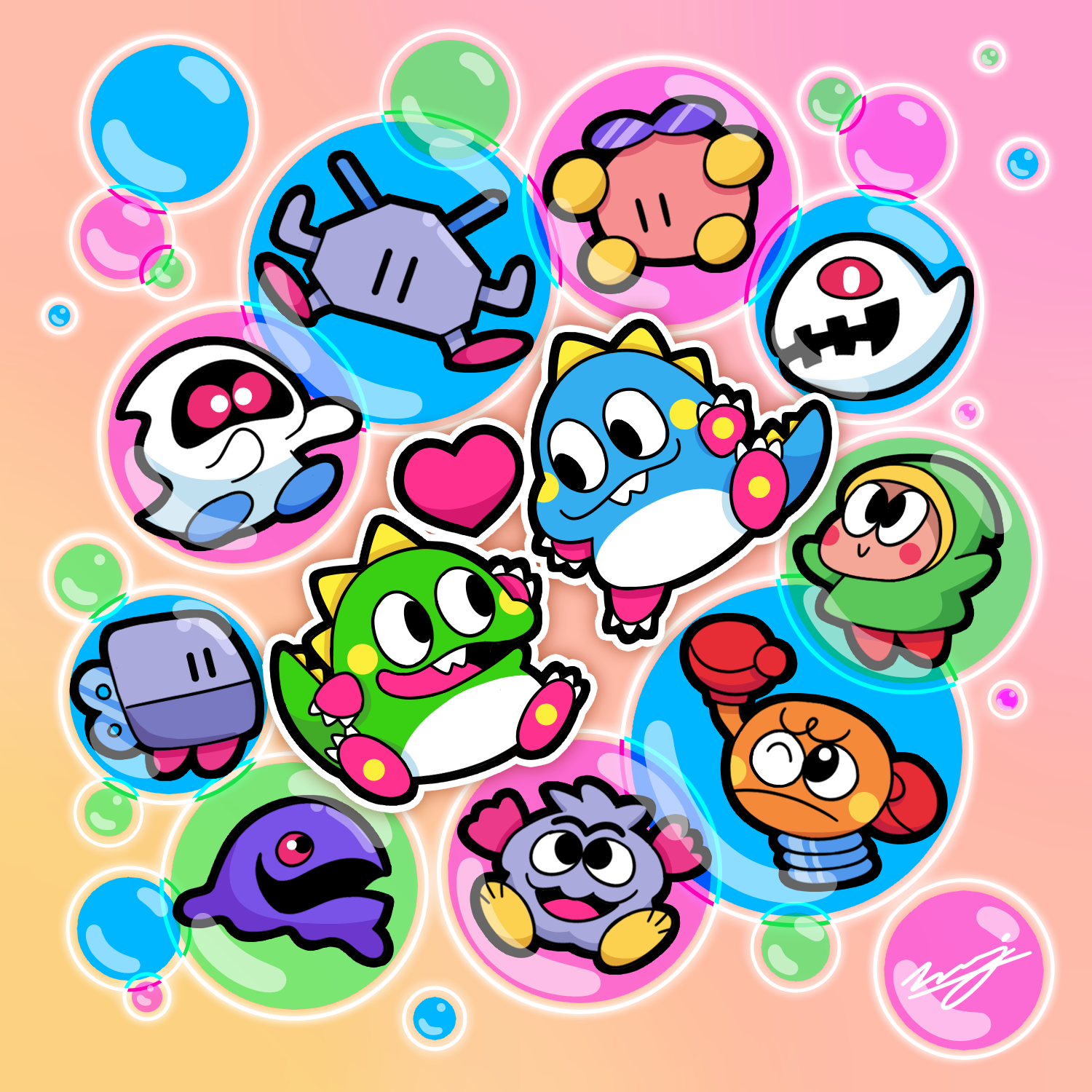 Bubble Bobble by weuxj on Newgrounds