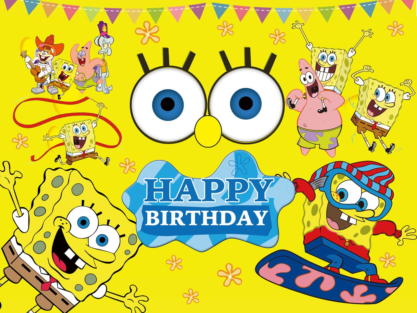 Spongebob Backdrop, Patrick Star