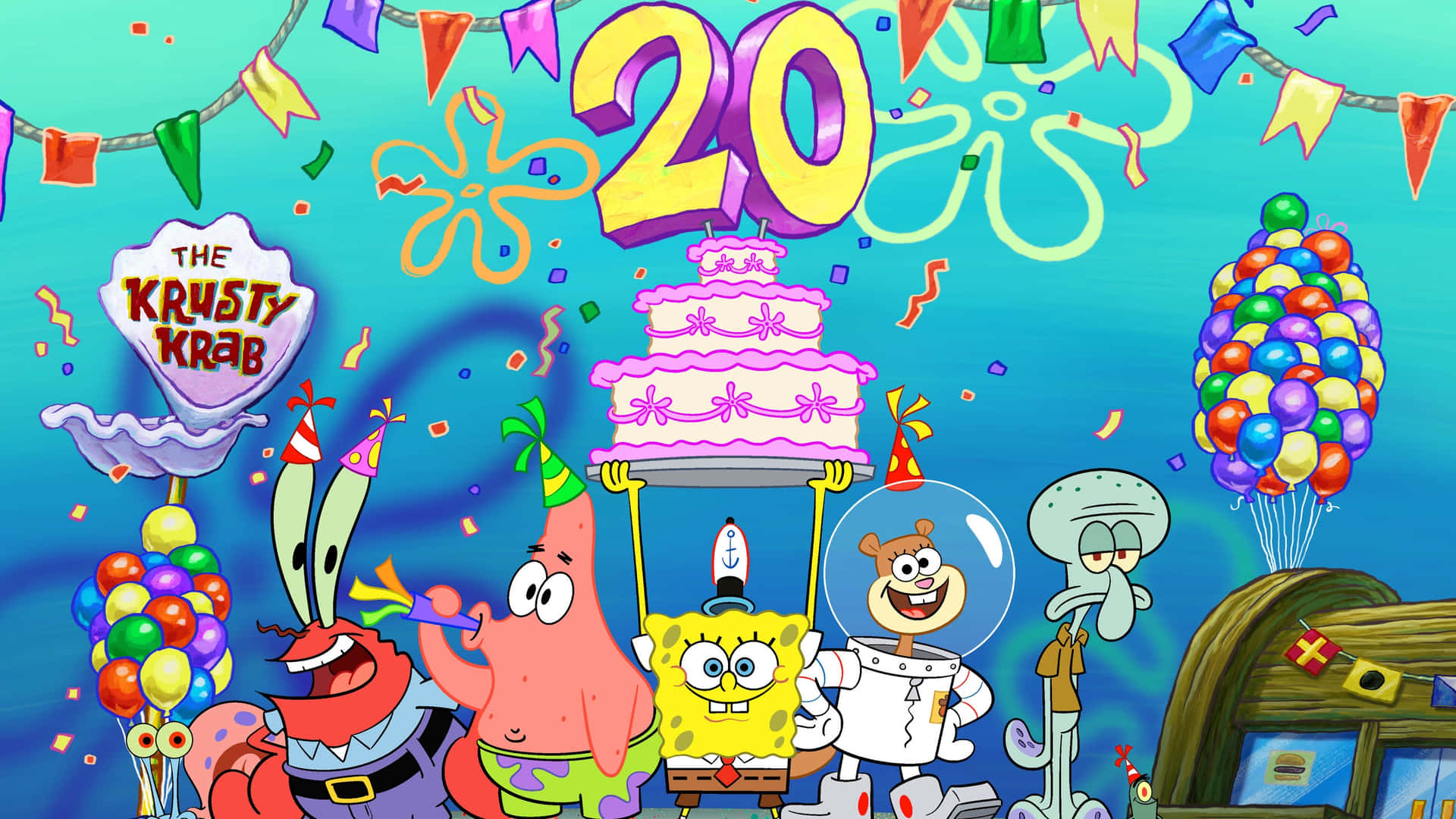 Spongebob Characters Wallpaper
