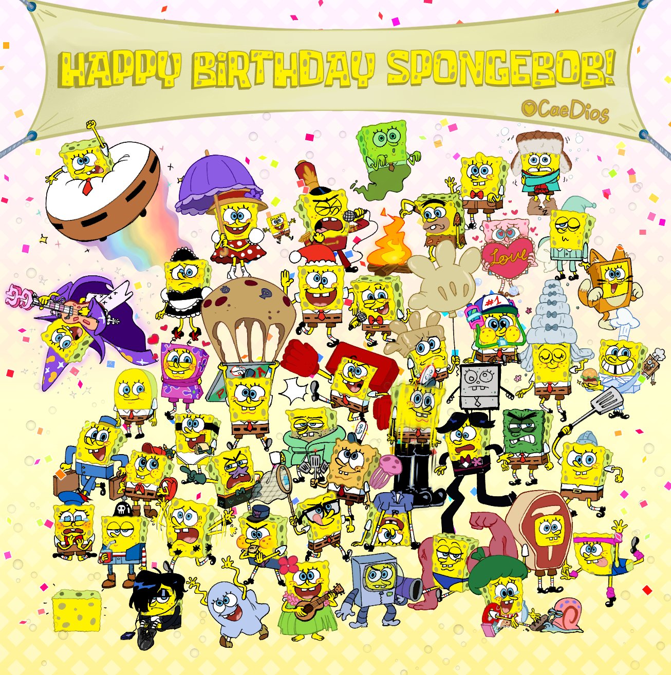 RT Happy Birthday, SpongeBob