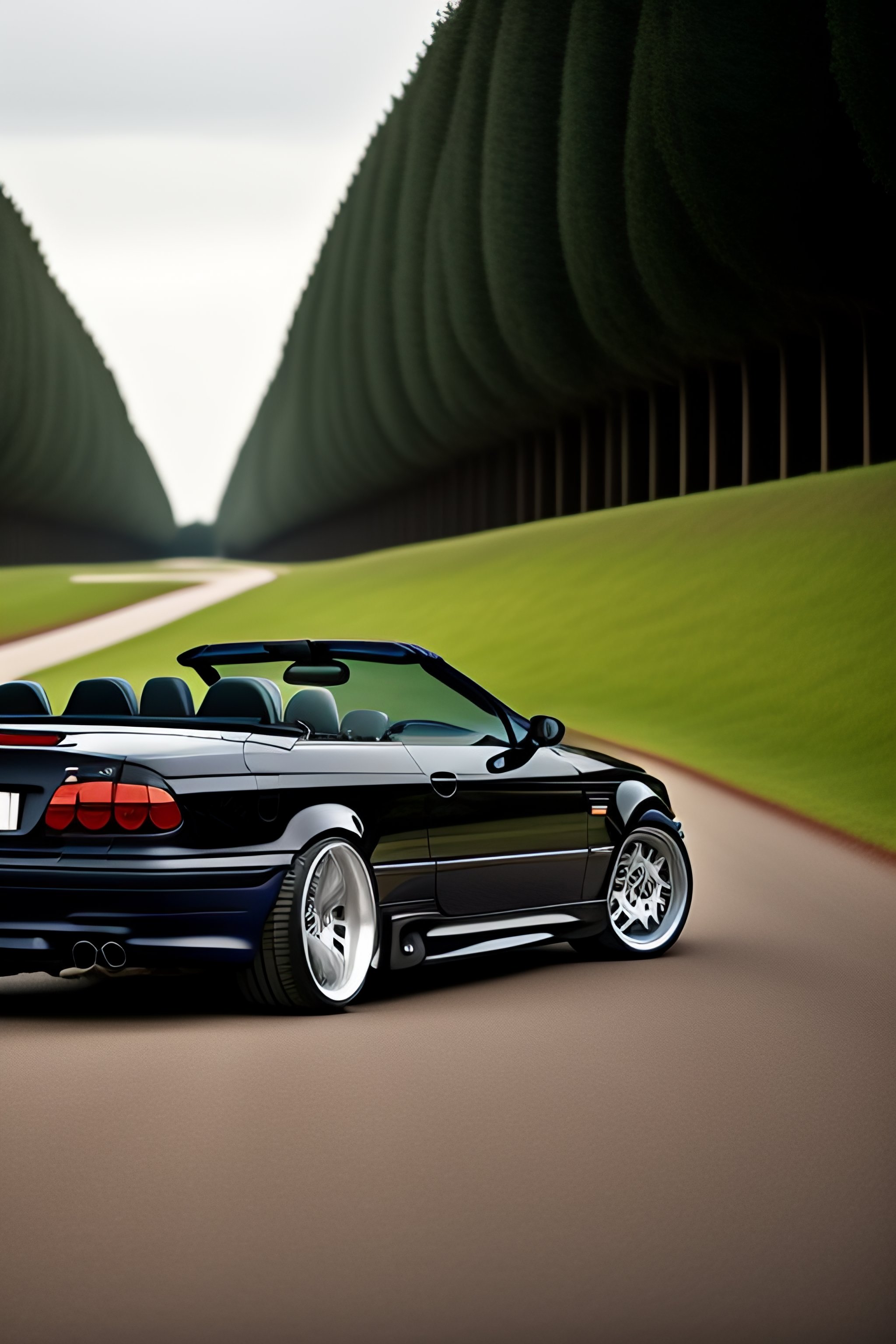 BMW E46 330 Cabrio black