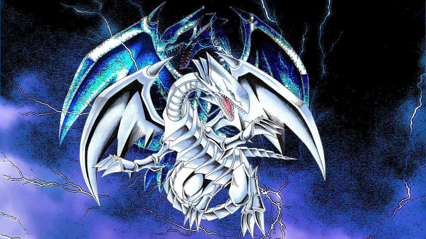 Blue Eyes White Dragon Wallpaper