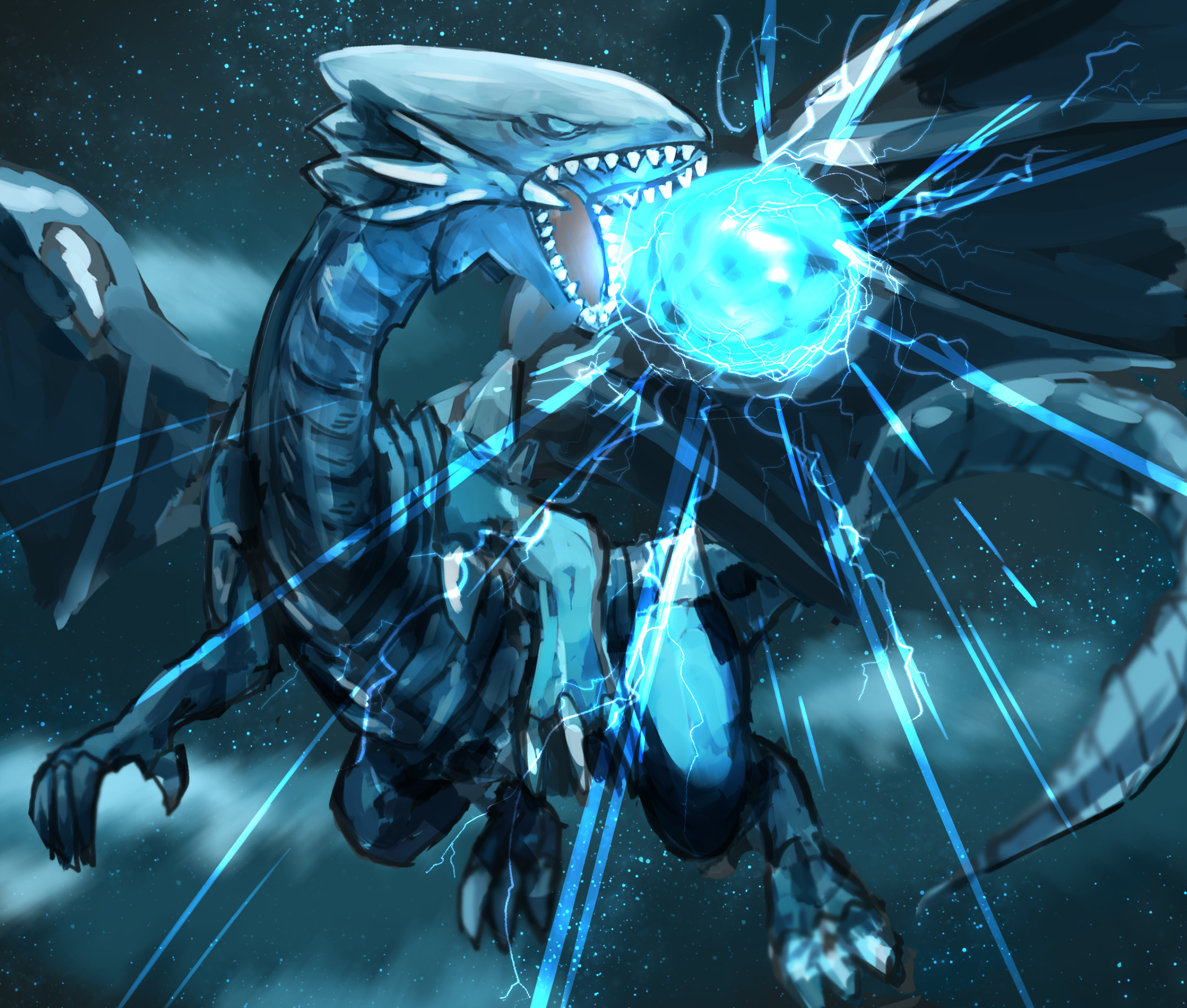 White Dragon Anime Yu Gi Oh! HD Wallpaper