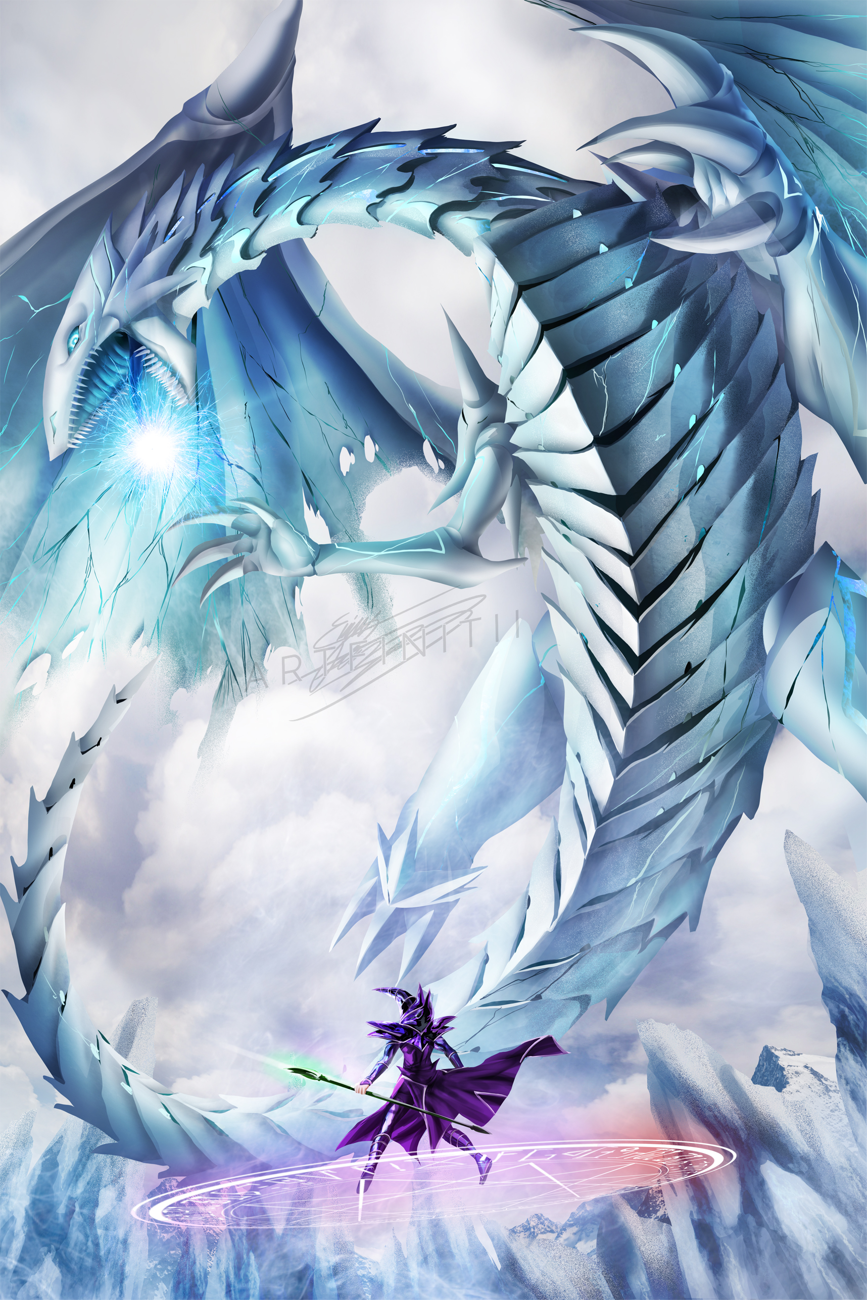 Blue Eyes White Dragon vs. Dark