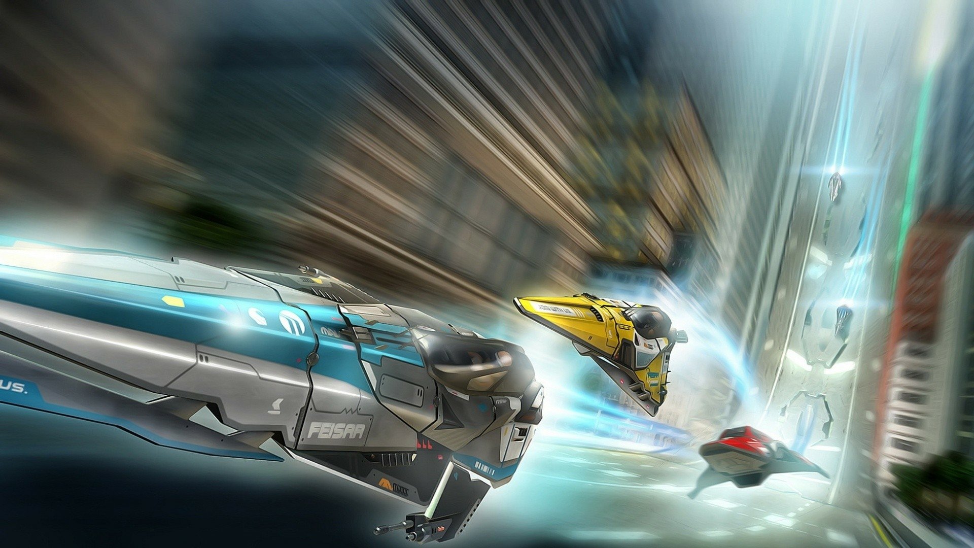 Video Game Wipeout 2048 HD Wallpaper
