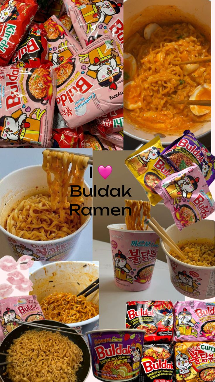 Buldak Ramen #ramen #food #aesthetic