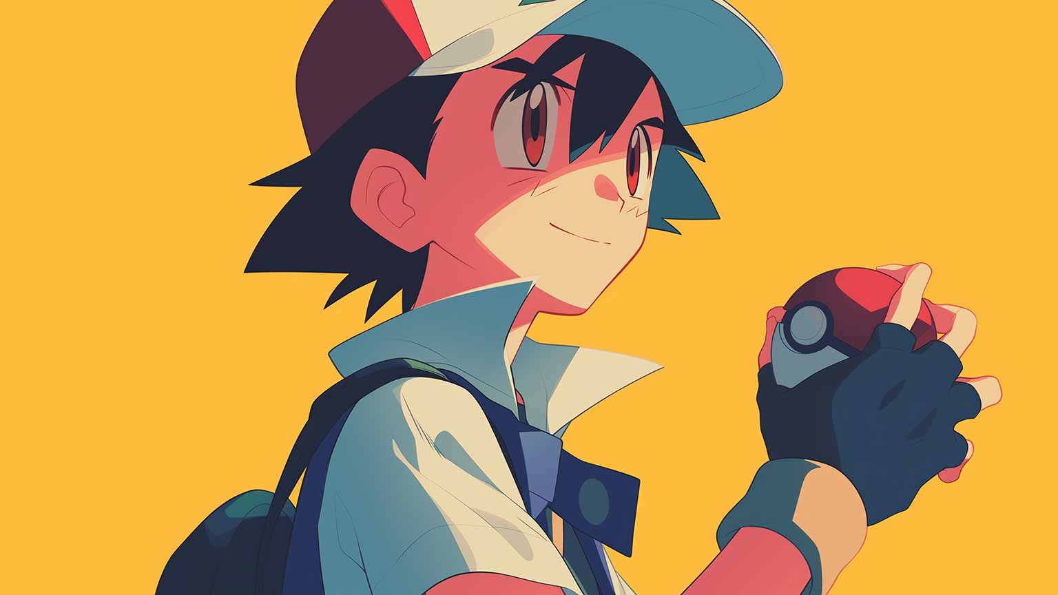 Ash Ready Adventure Desktop Wallpaper
