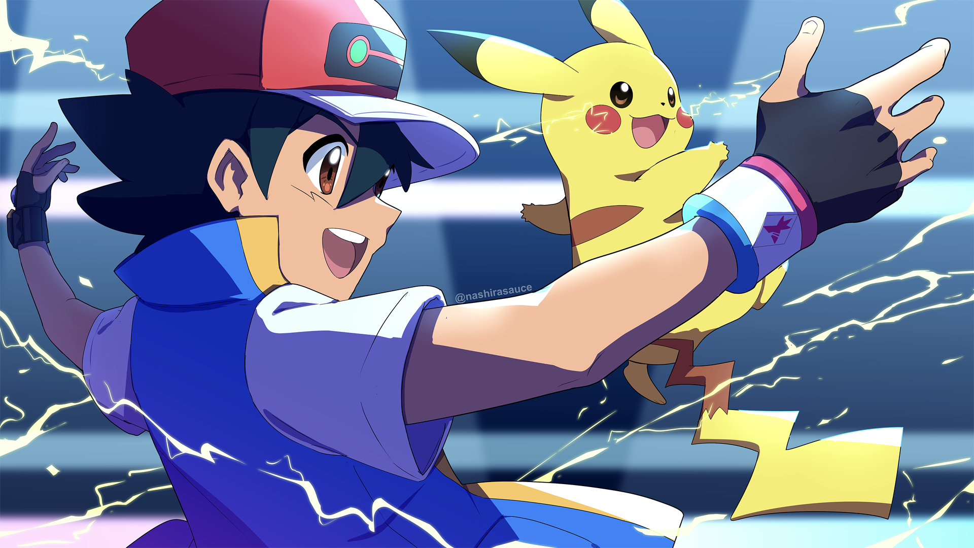 Download Pikachu Ash Ketchum Anime