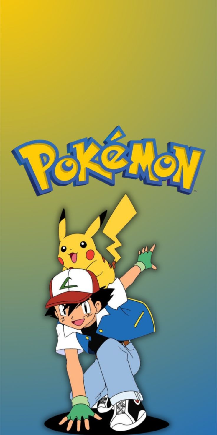 Pokemon Ash Pikachu Wallpaper for iPhone