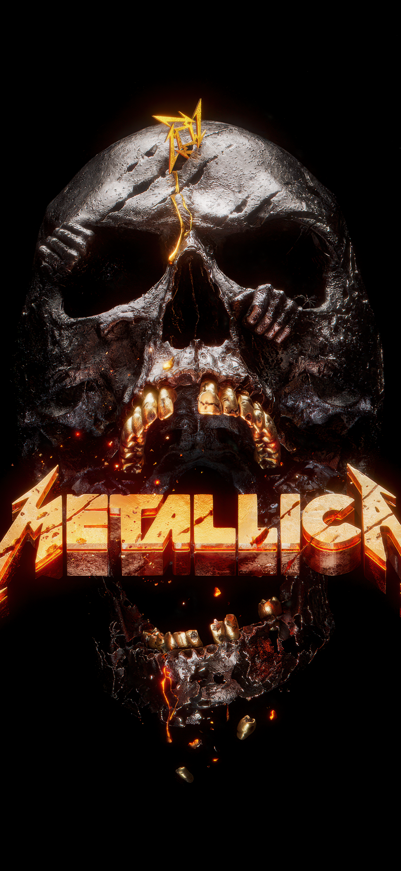 Metallica Wallpaper 4K, AMOLED, Skull, 5K