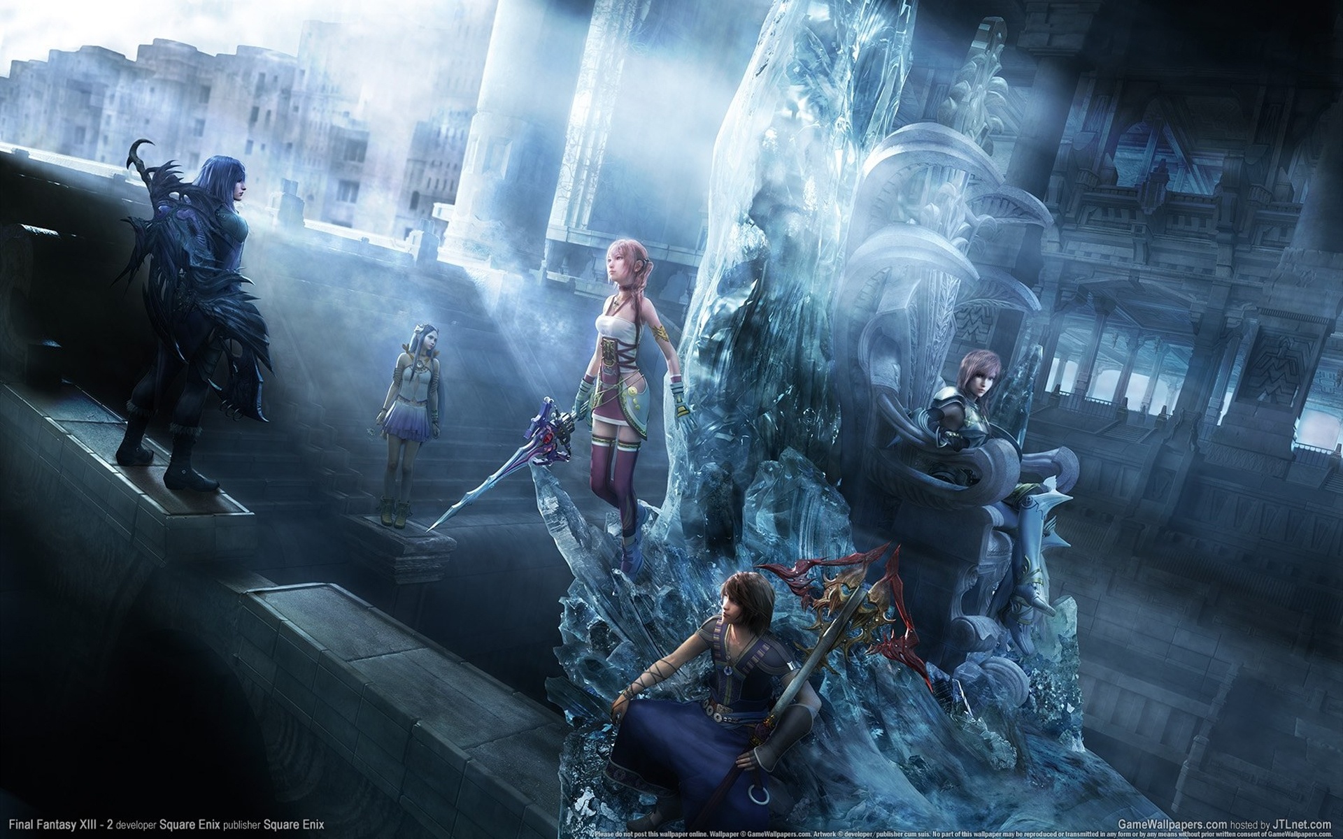 Wallpaper Final Fantasy, the throne