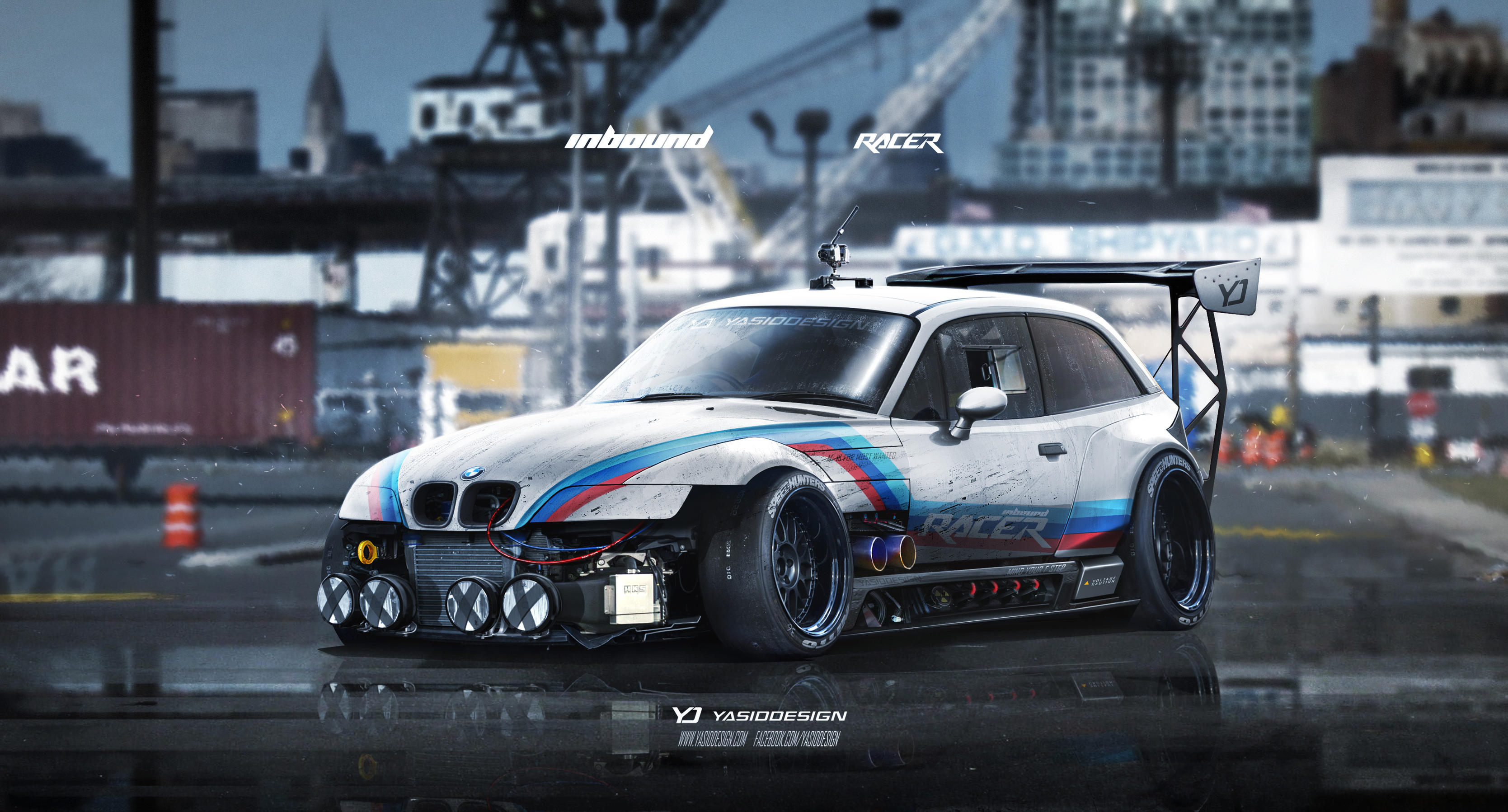 BMW Z3 M Art Wallpaper, HD Cars