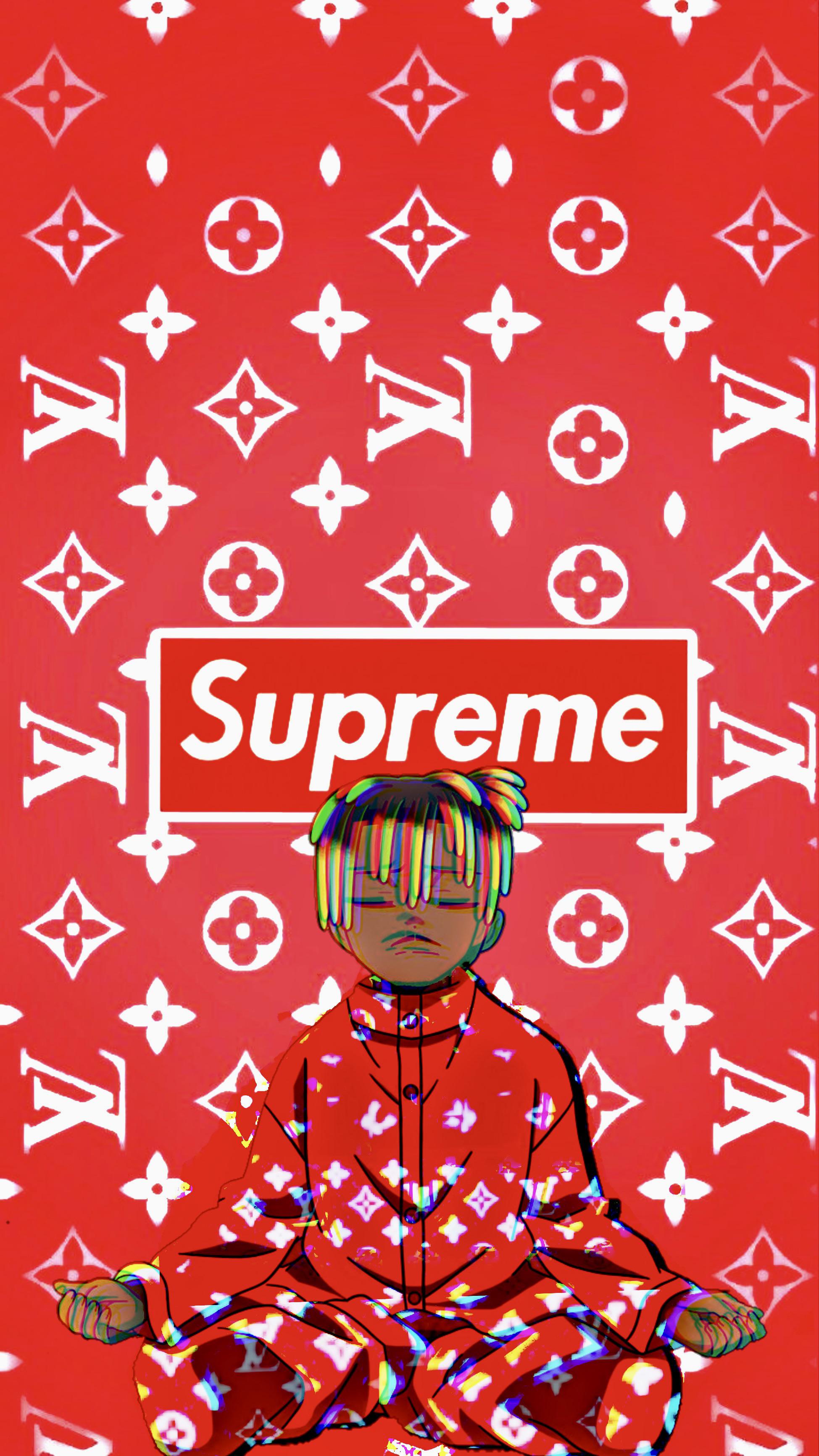 Custom juice wrld supreme wallpaper! I