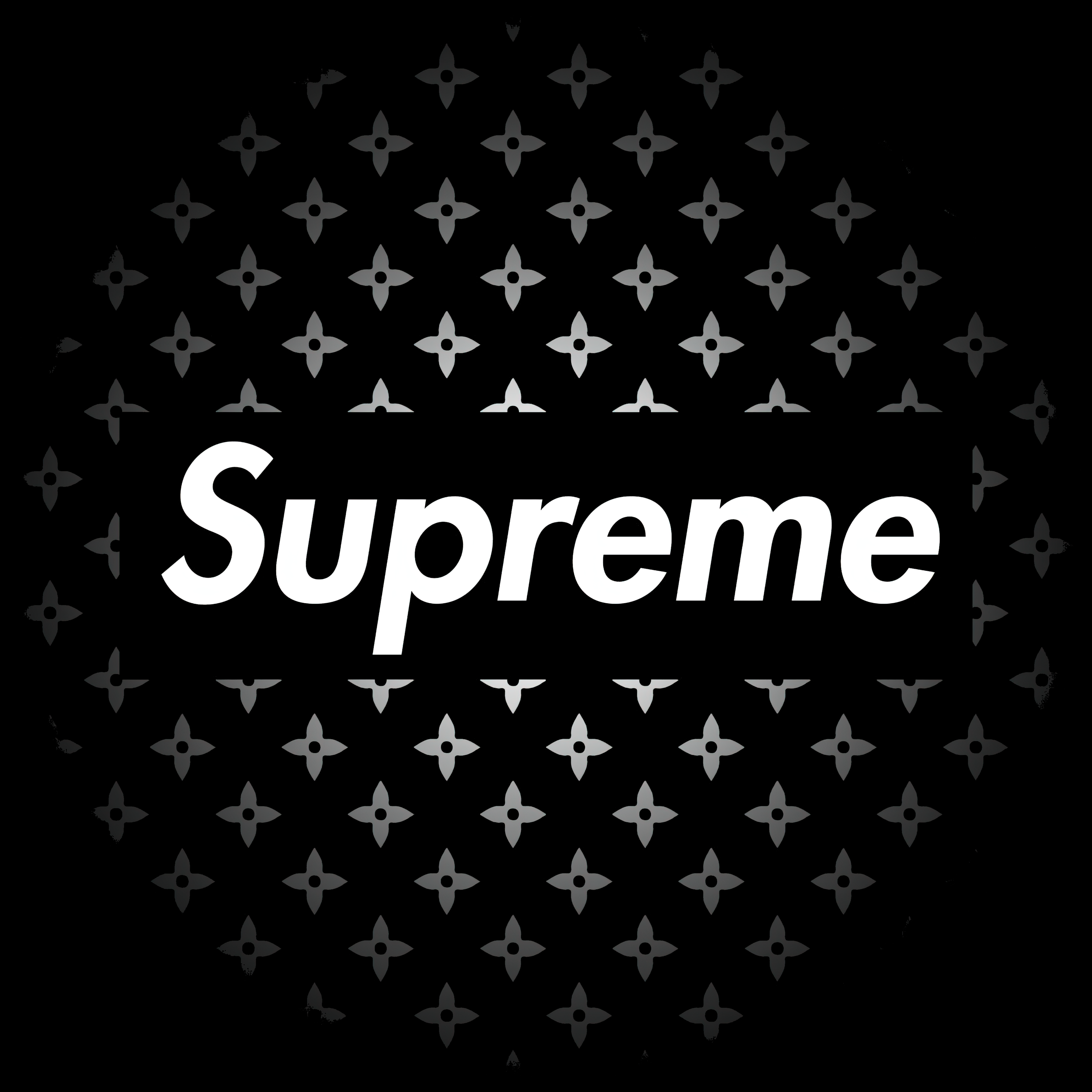 Supreme Wallpaper 4K, Logo, Black