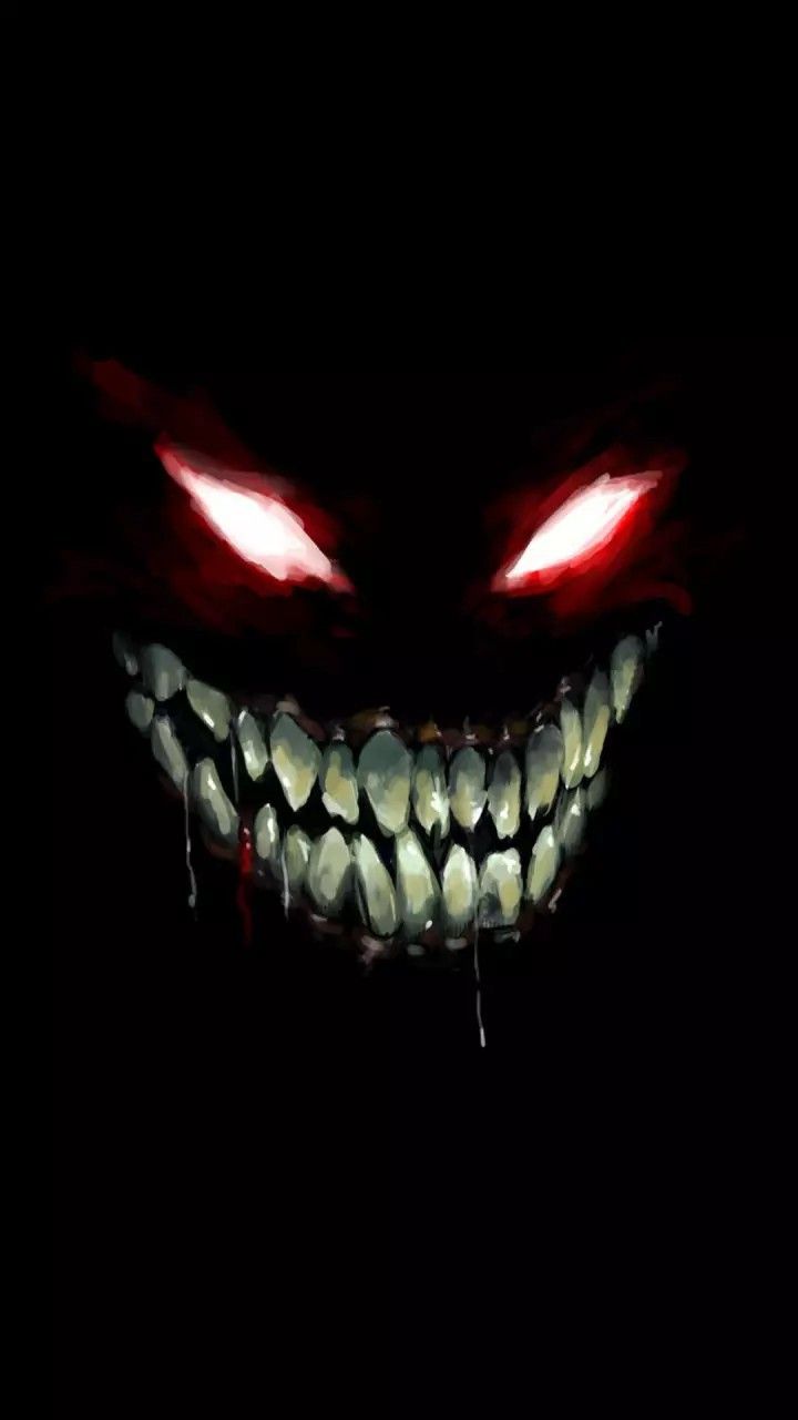 Black wallpaper, monster wallpaper, dark