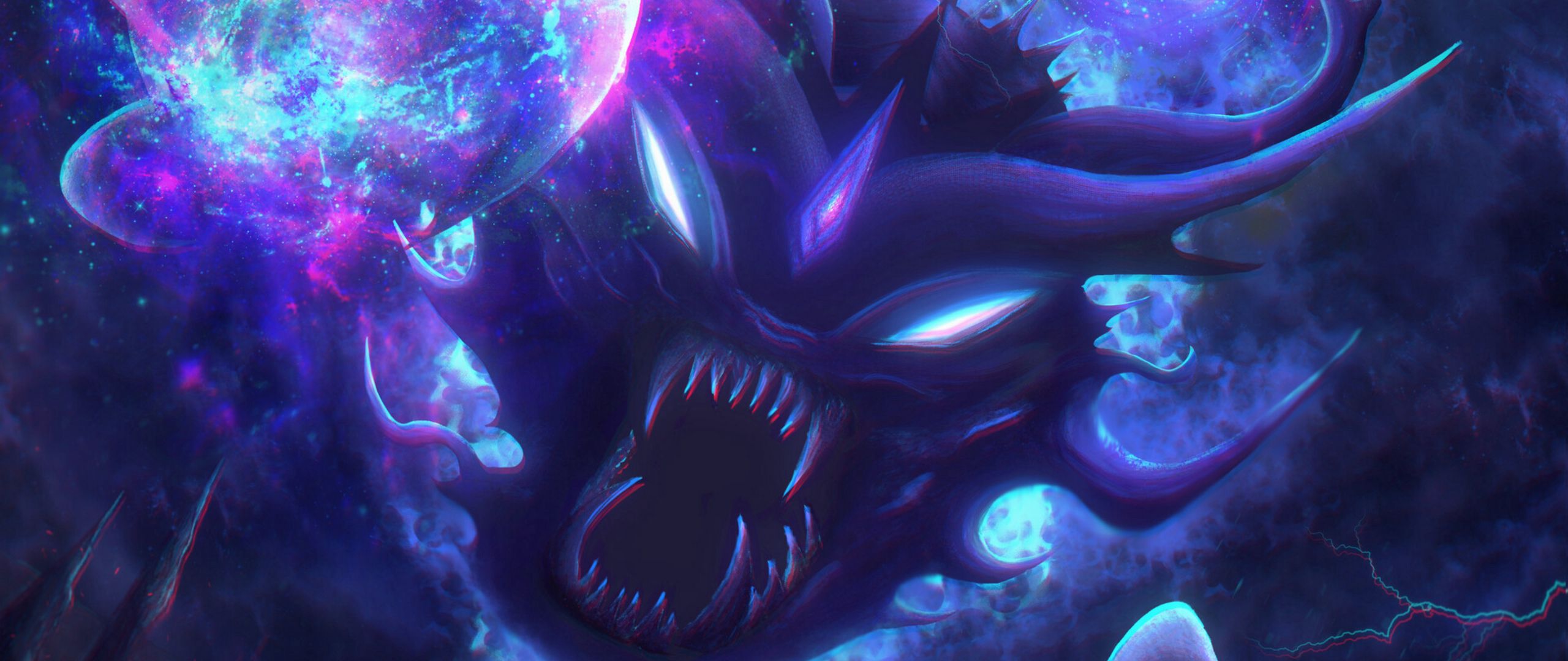 Download wallpaper 2560x1080 monster