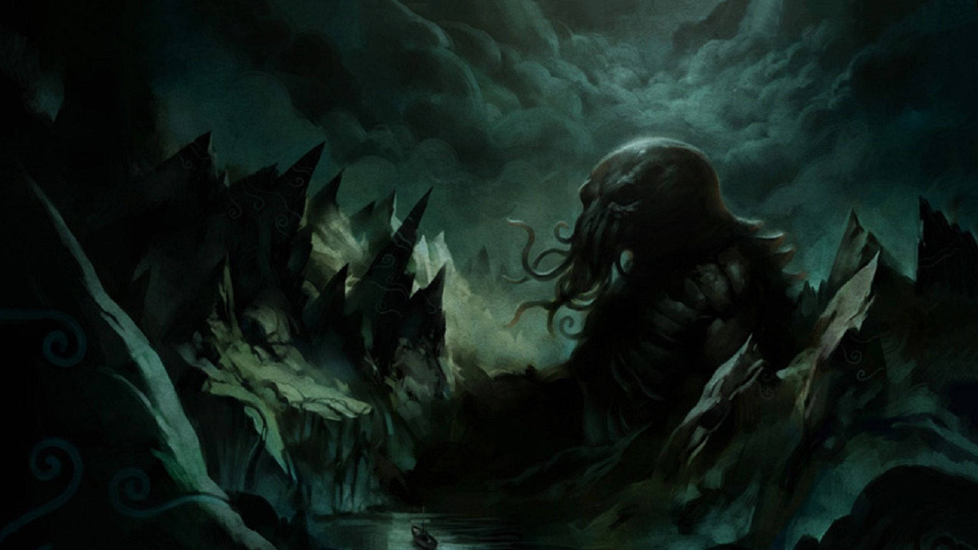 Lovecraft Dark Monster Cthulhu