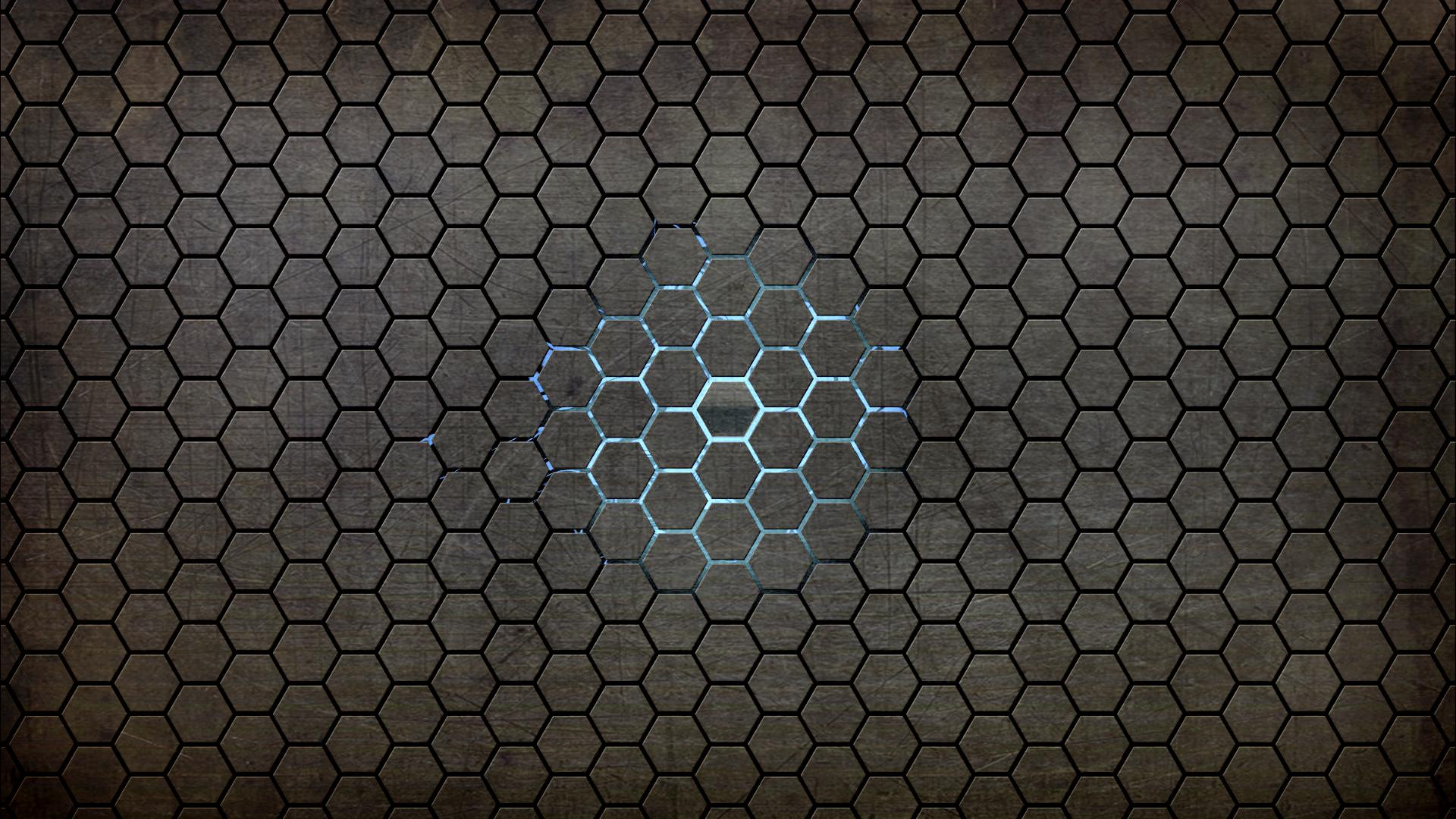 Download Abstract Hexagon HD Wallpaper