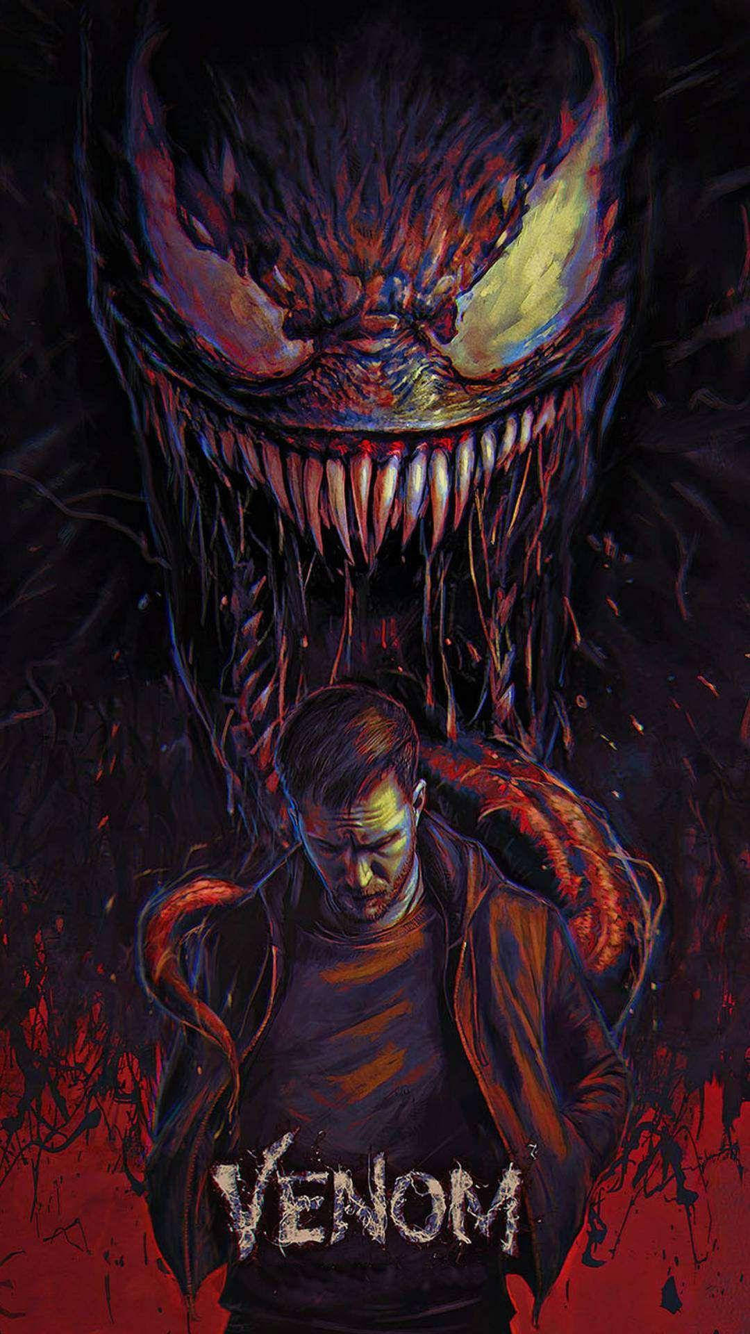 Movie Poster Venom iPhone Wallpaper