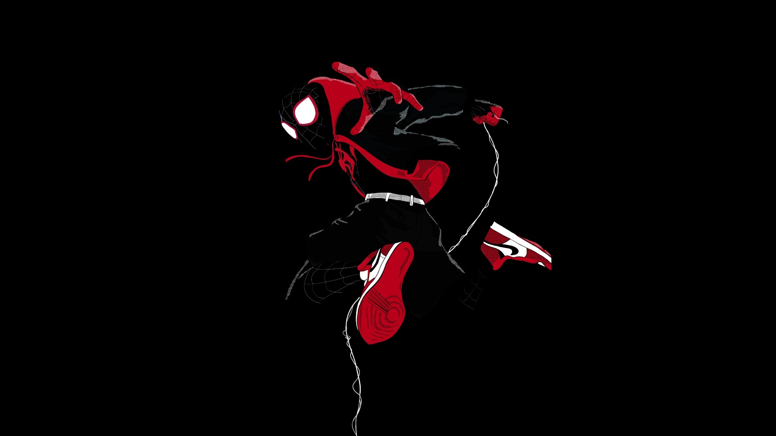 Spider Man Red And Black
