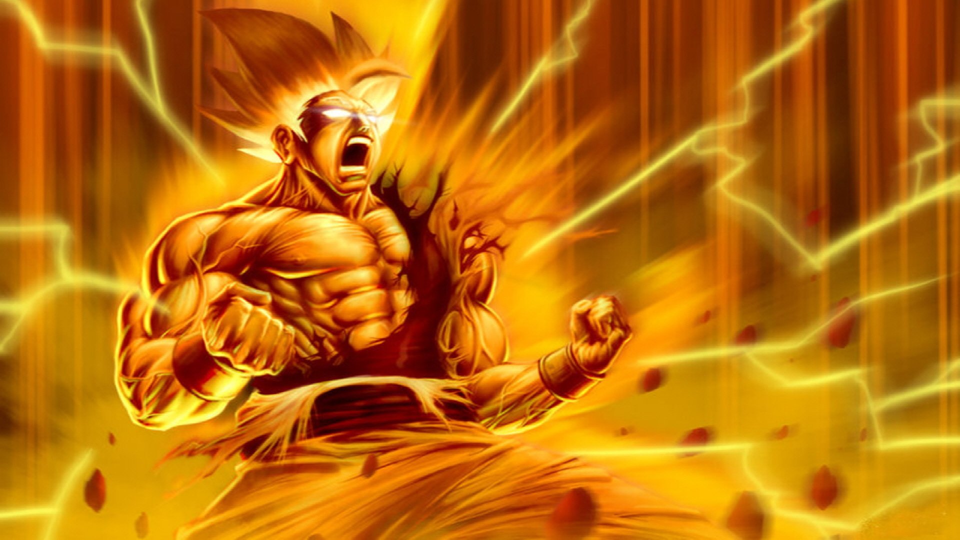 Super Saiyan 2 Goku HD Wallpaper Ball Z Energy Burst