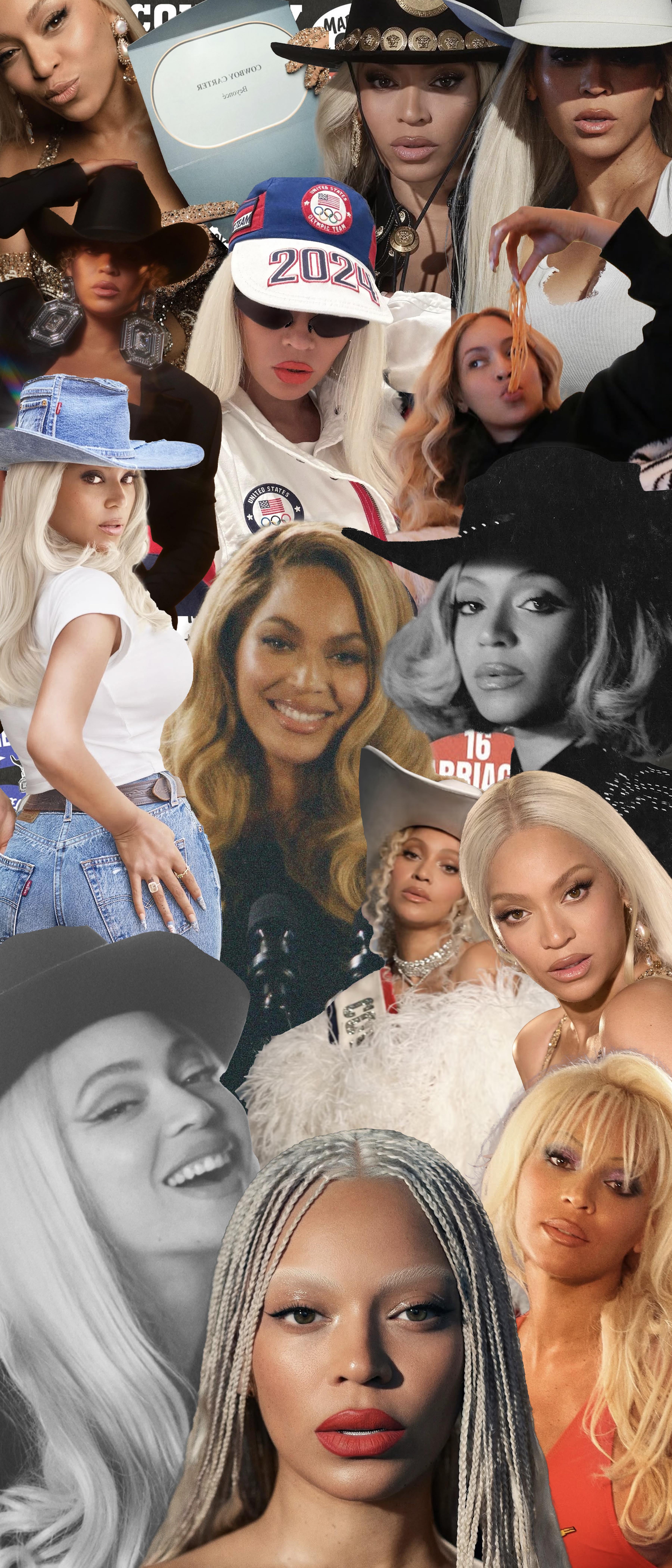 Cowboy Carter collage