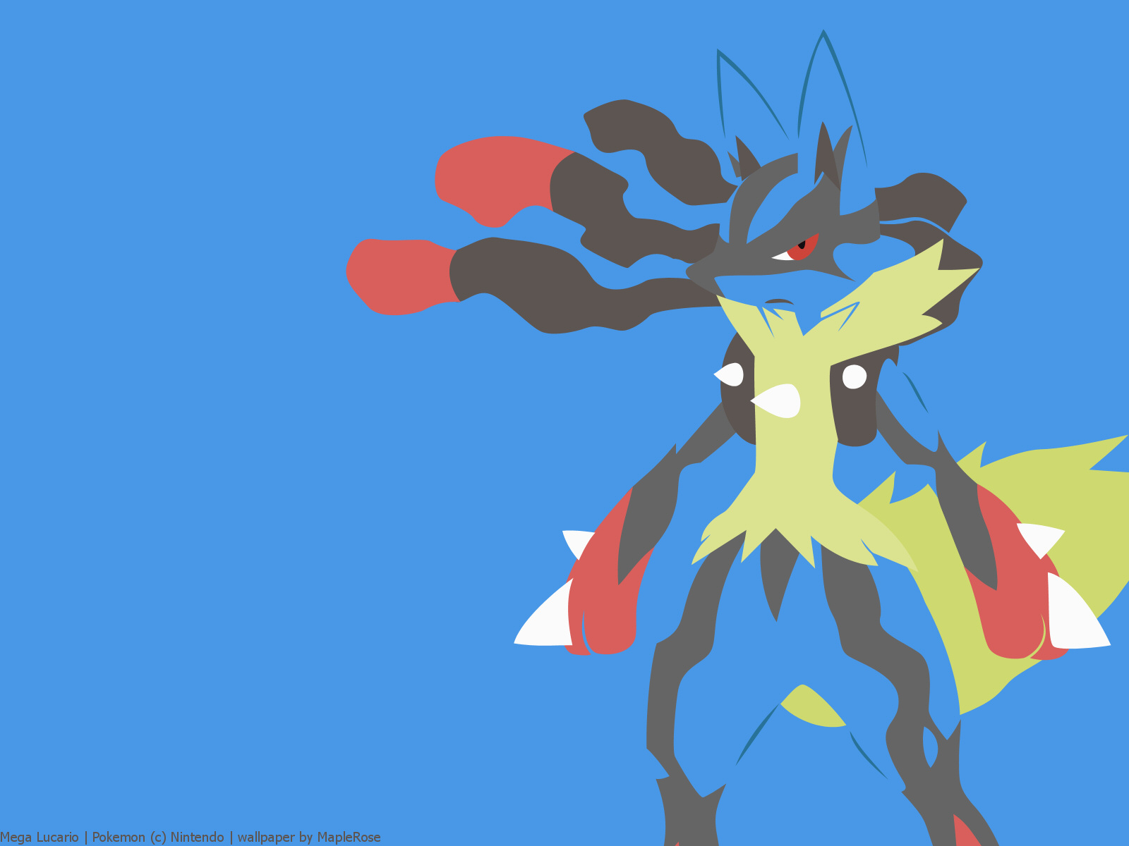 Mega Lucario. PokéWalls