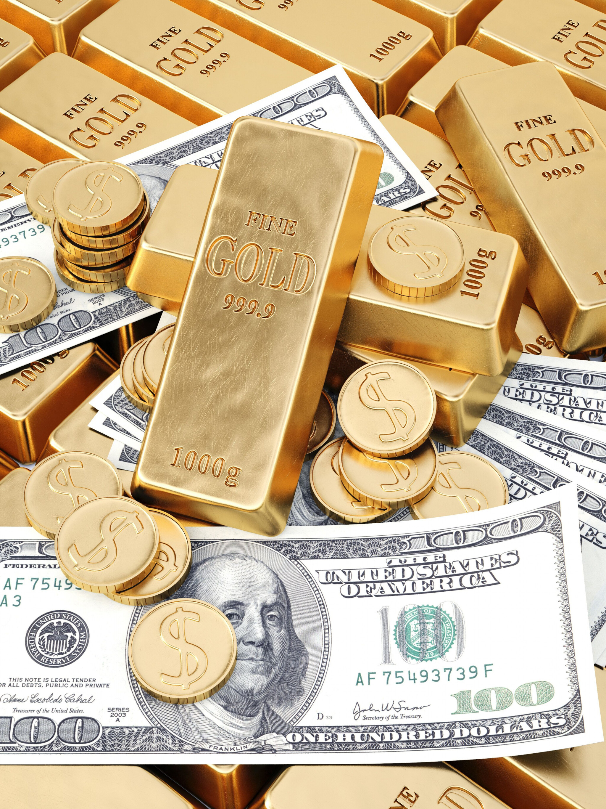 Gold Coins Wallpaper