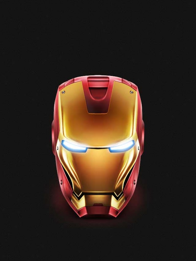 Iron Man Helmet Galaxy Note HD Wallpaper