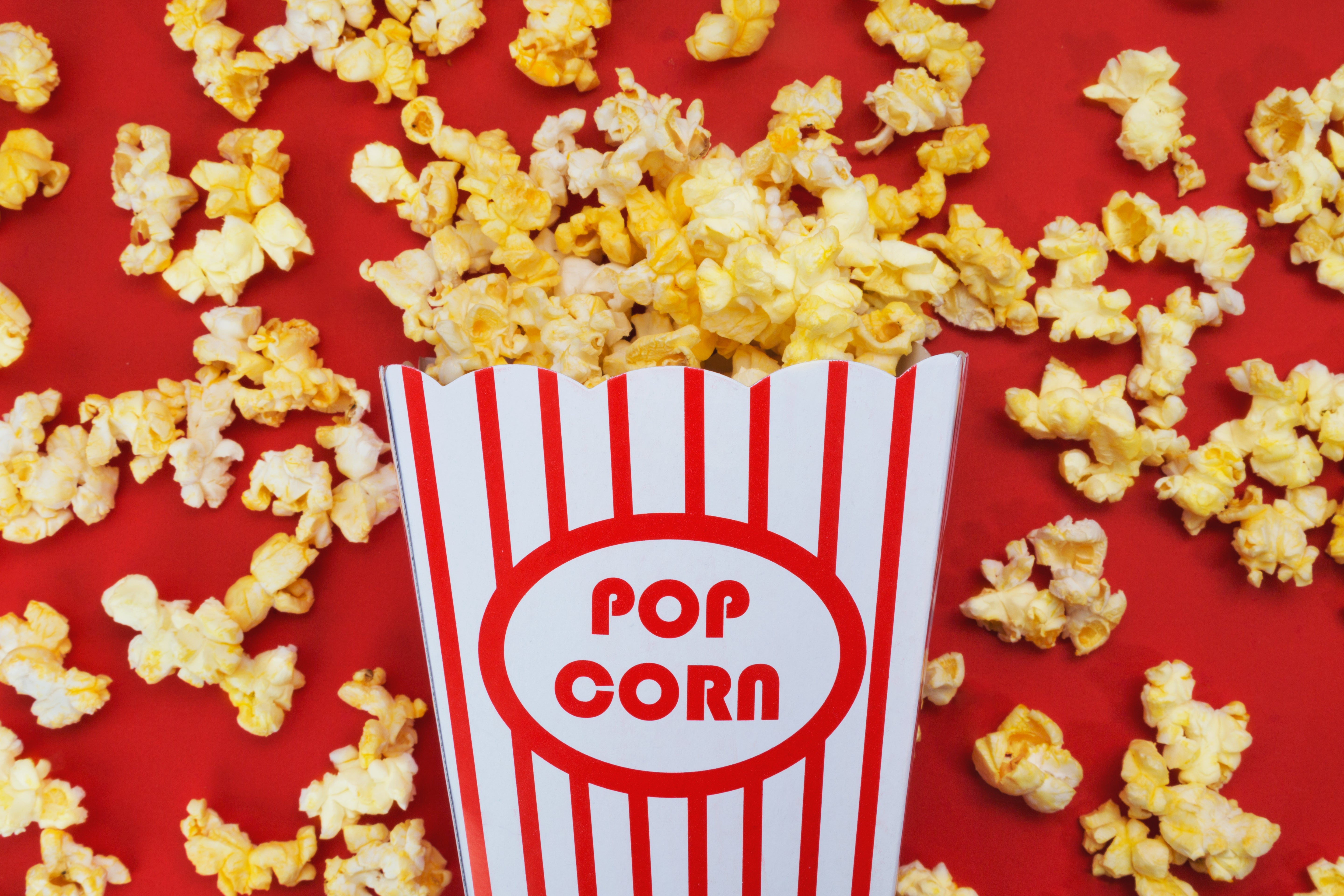 Browse Free HD Image of Popcorn Out Of