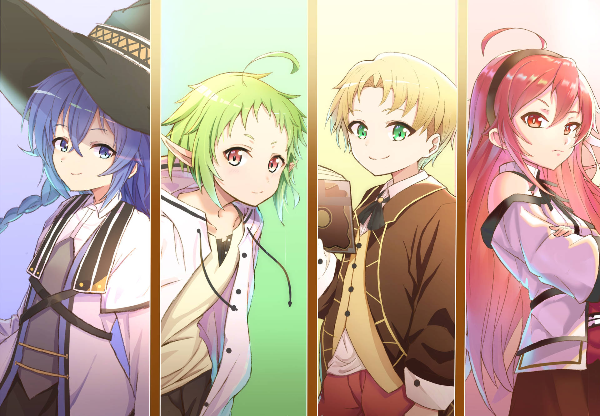 Mushoku Tensei Characters Collage Art